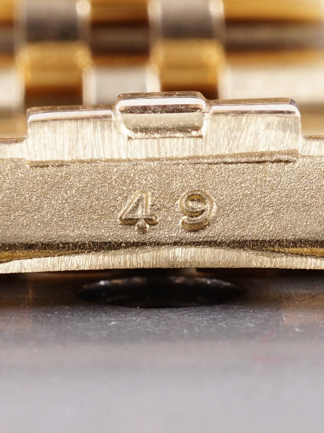 ** Unpolished** 1984 Rolex Datejust (Ref. 16018) 18k YG "Tiffany & Co."