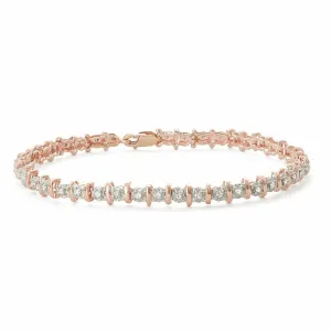 1/2 CTW Natural Diamond 7-inch Tennis Bracelet in 10KT Rose Gold