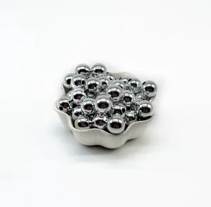 12mm Beads - CHROME FINISH