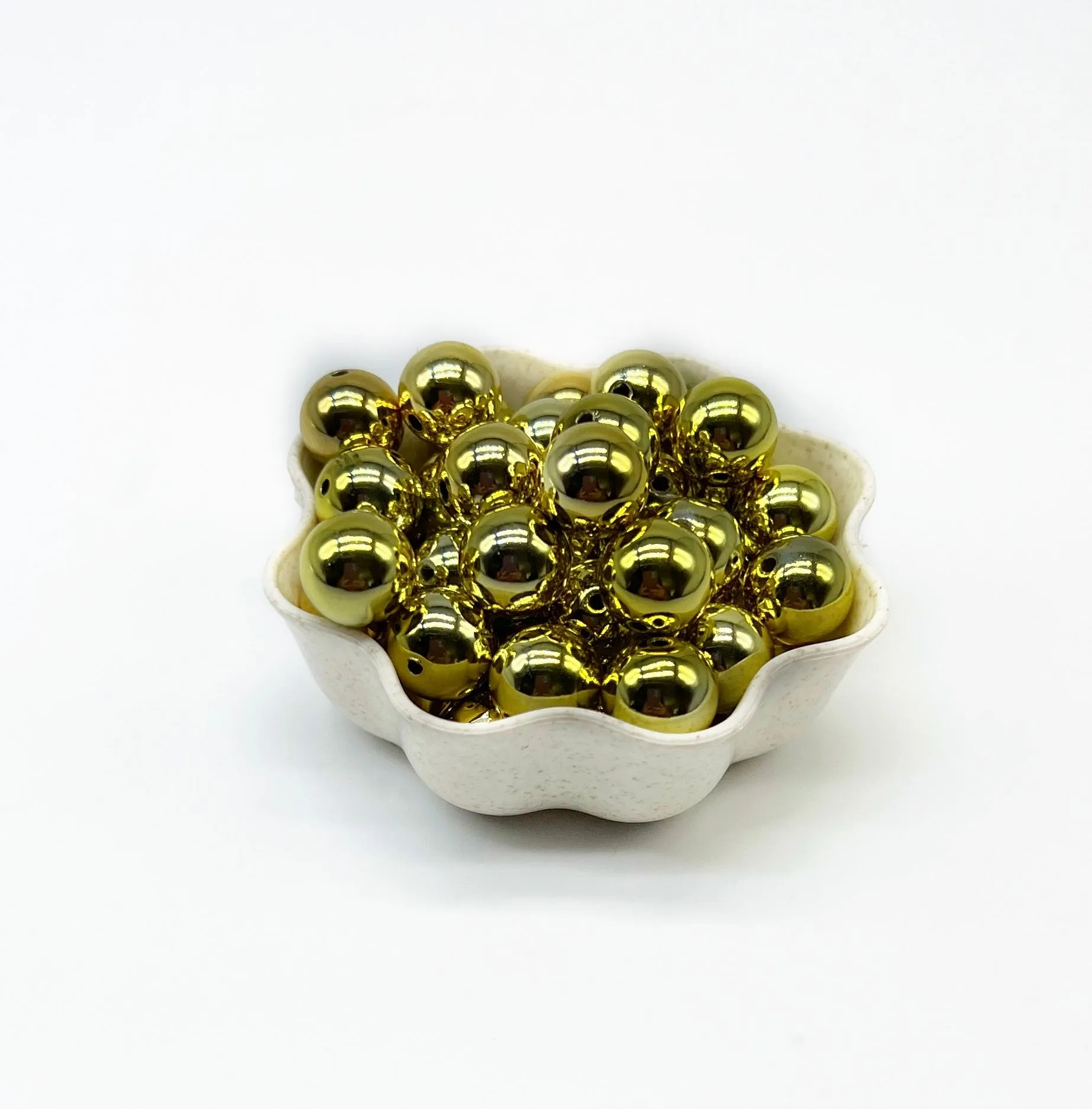 12mm Beads - CHROME FINISH