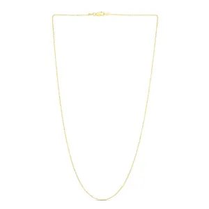 14K Gold 2.5mm Bead Chain