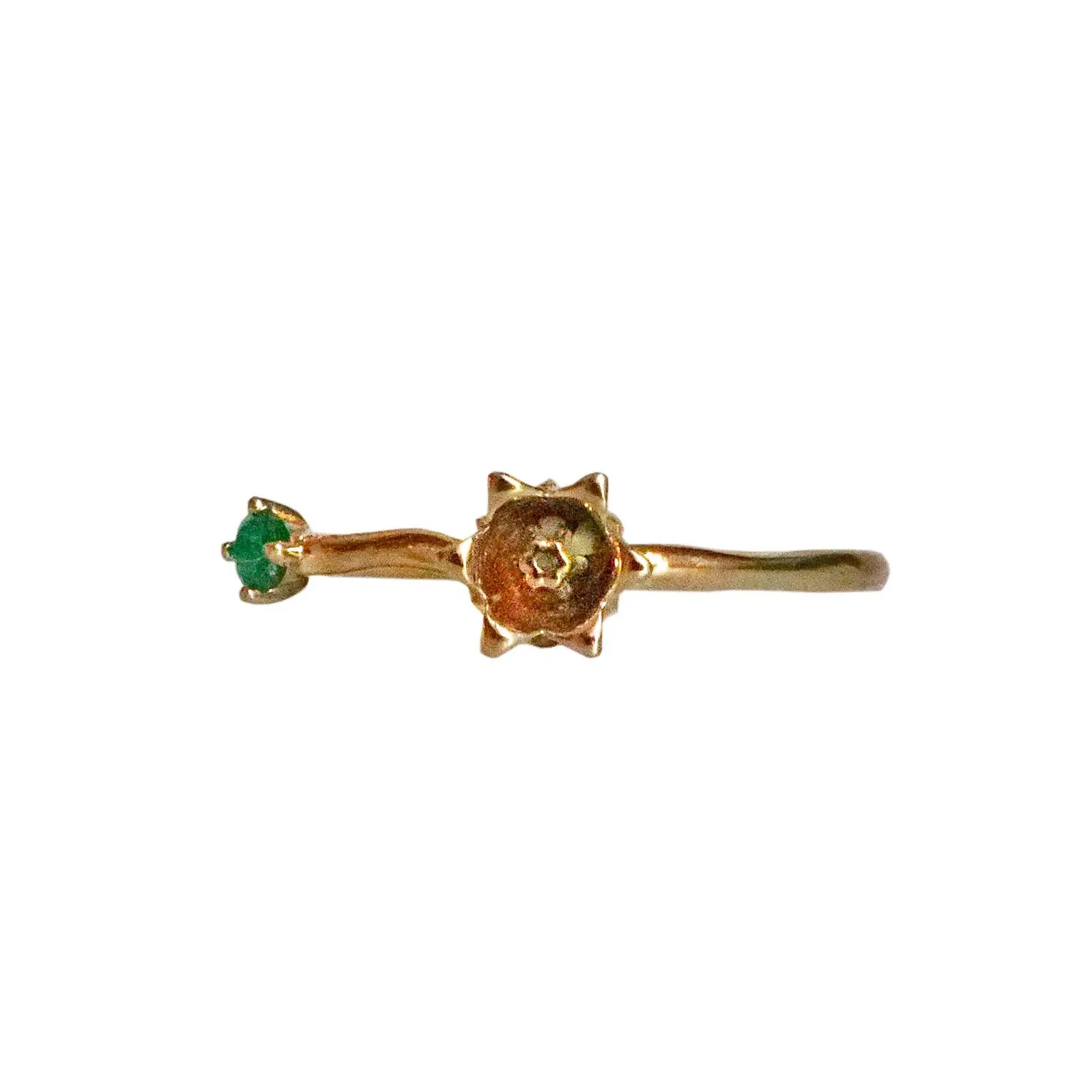 14K May Lily Birth Flower Ring