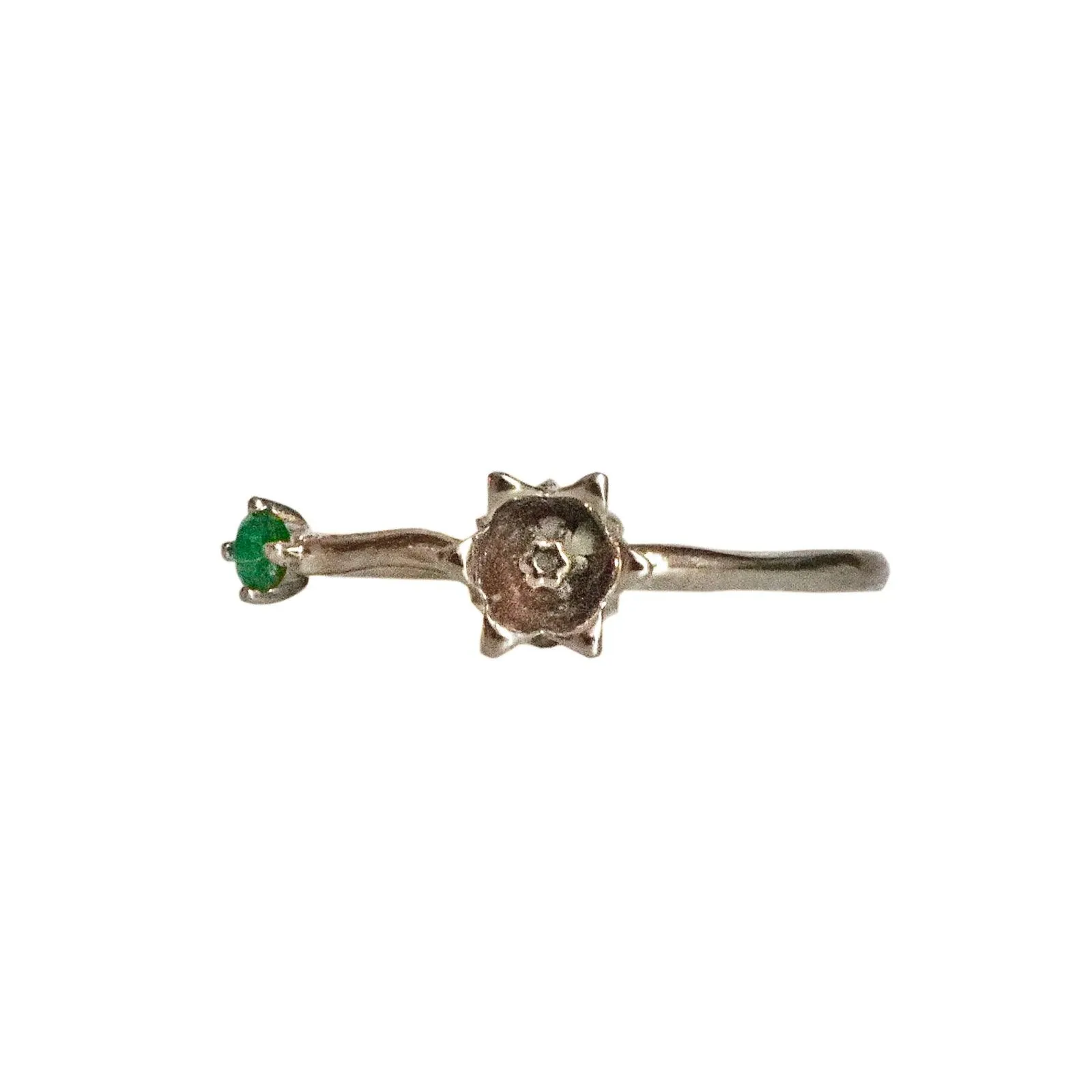 14K May Lily Birth Flower Ring
