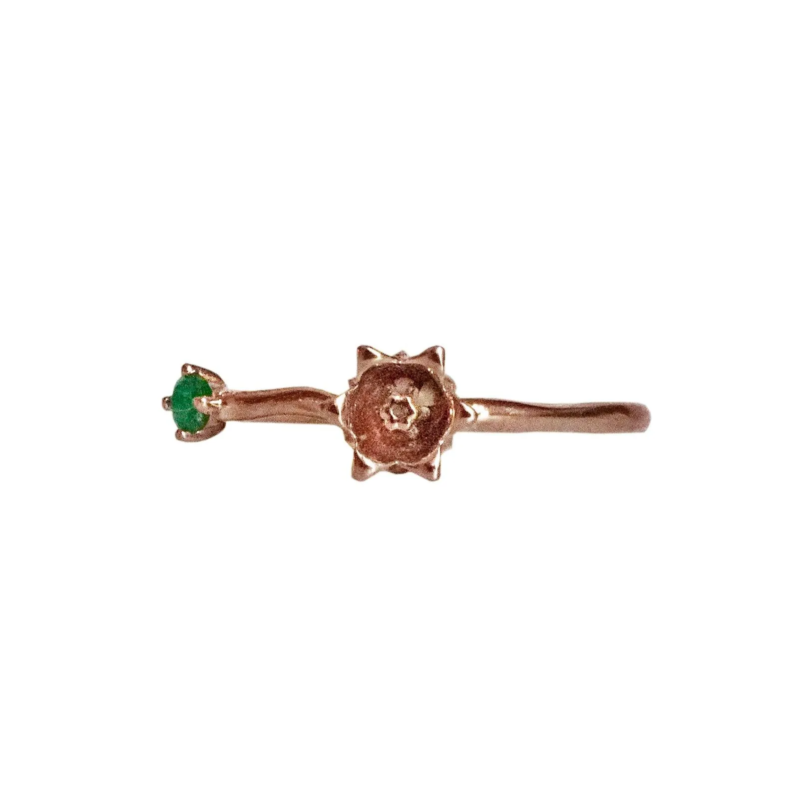 14K May Lily Birth Flower Ring