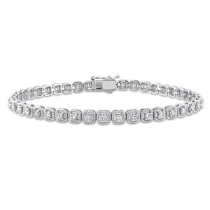 1.54 CT Diamond TW Bracelet 14k Gold White