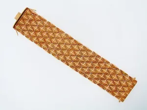 18K-RG WIDE STRAP BRACELET