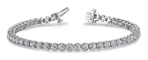 18k White Gold Diamond Tennis Bracelet - 11.00ctw