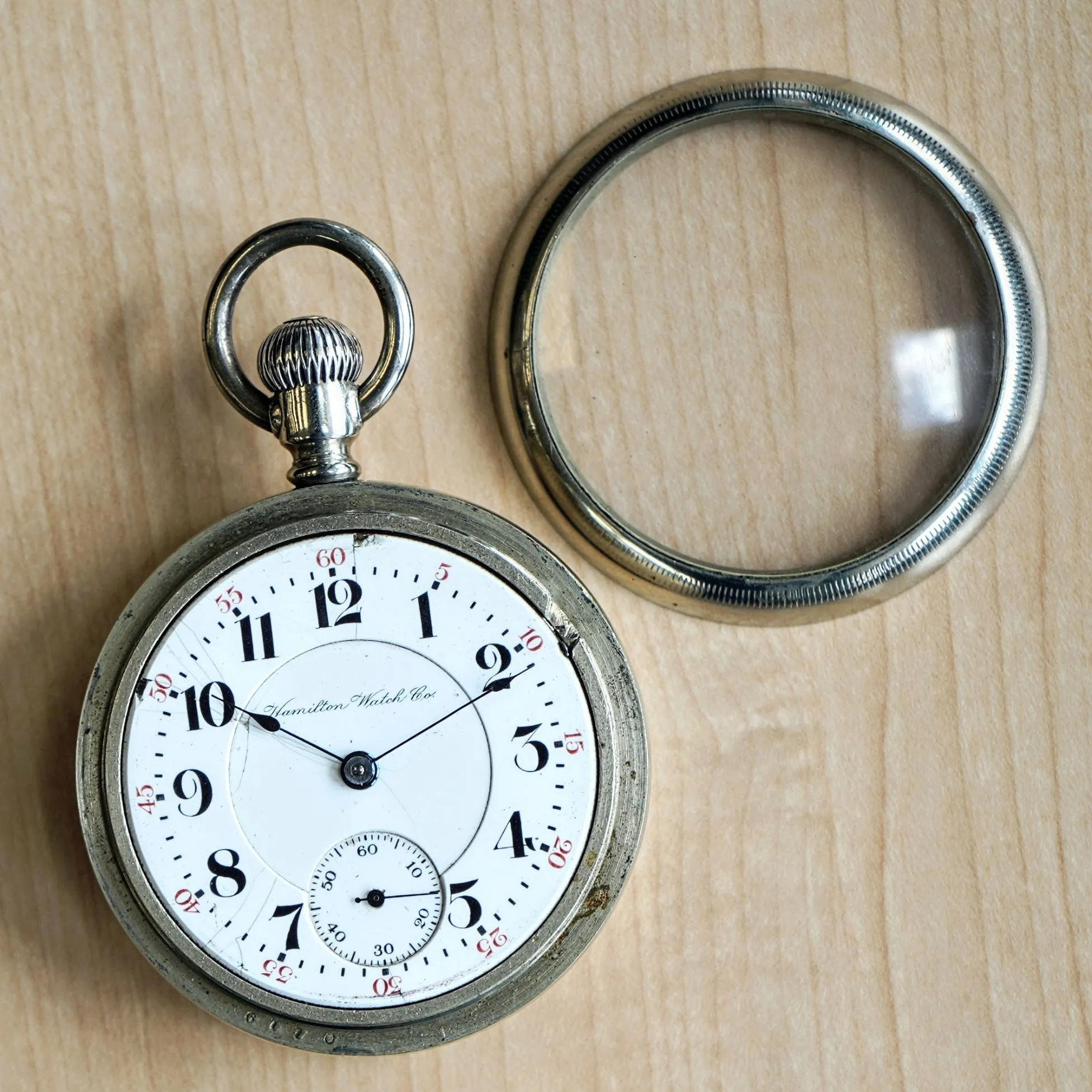 1905 HAMILTON Railroad Pocket Watch 18s Grade 940 21 Jewels Adjusted Openface