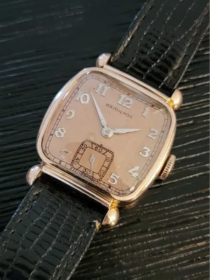 1941 Hamilton CORAL MARTIN Watch Rose Gold 10K G.F. - In BOX!