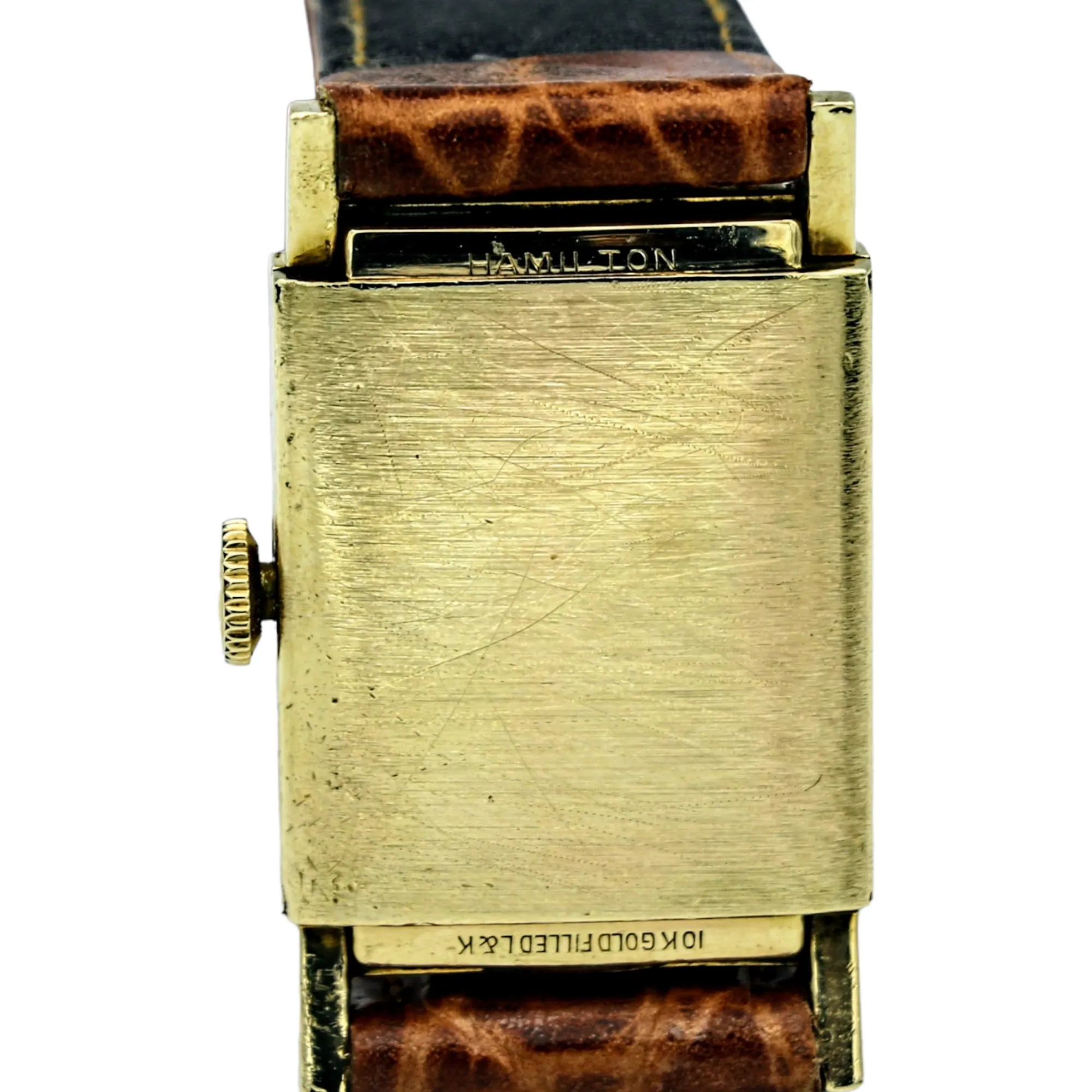 1950 Hamilton Franklin Wristwatch 10K GF Grade 980 17 Jewels Watch