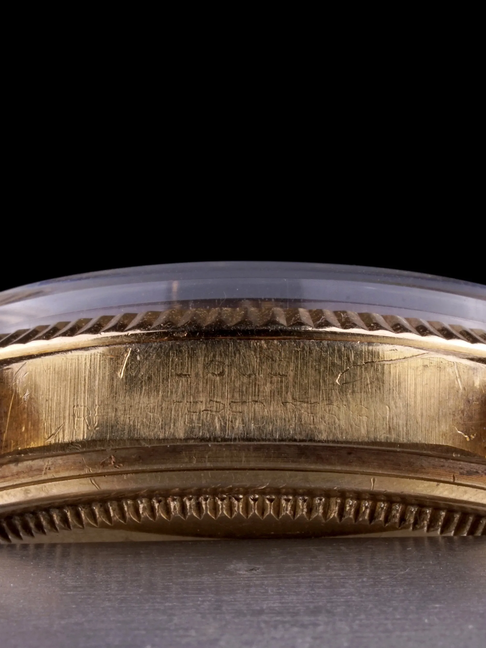 1960 Rolex Datejust (Ref. 1601) 18K YG "Swiss Only" No-Lume Dial