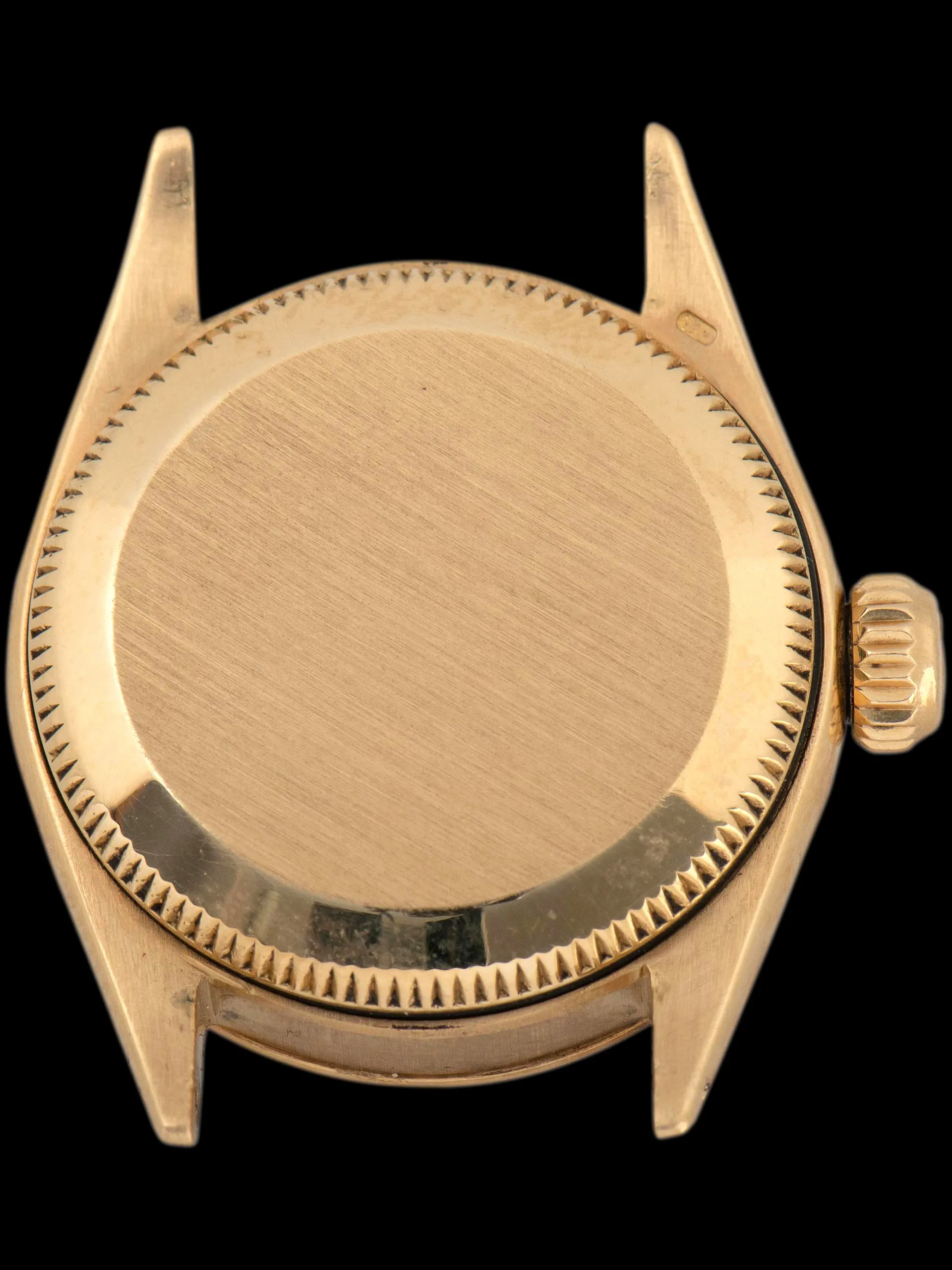 1960 Rolex Lady-Datejust 18K YG (Ref. 6520) W/ Factory Florentine Finish & Silver Concentric Dial