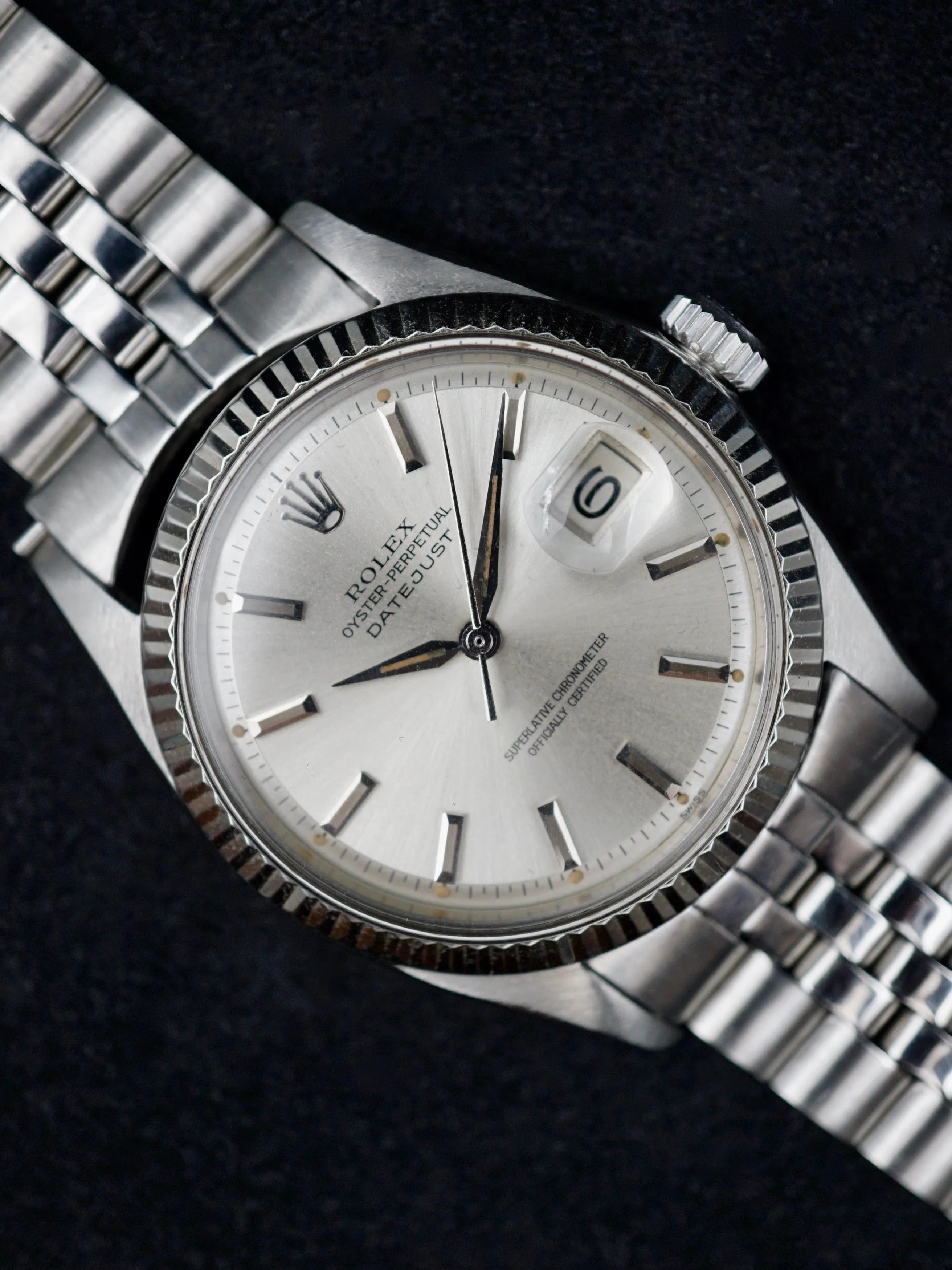 1962 Rolex Datejust (Ref. 1601) Silver 'Swiss Only' Dial