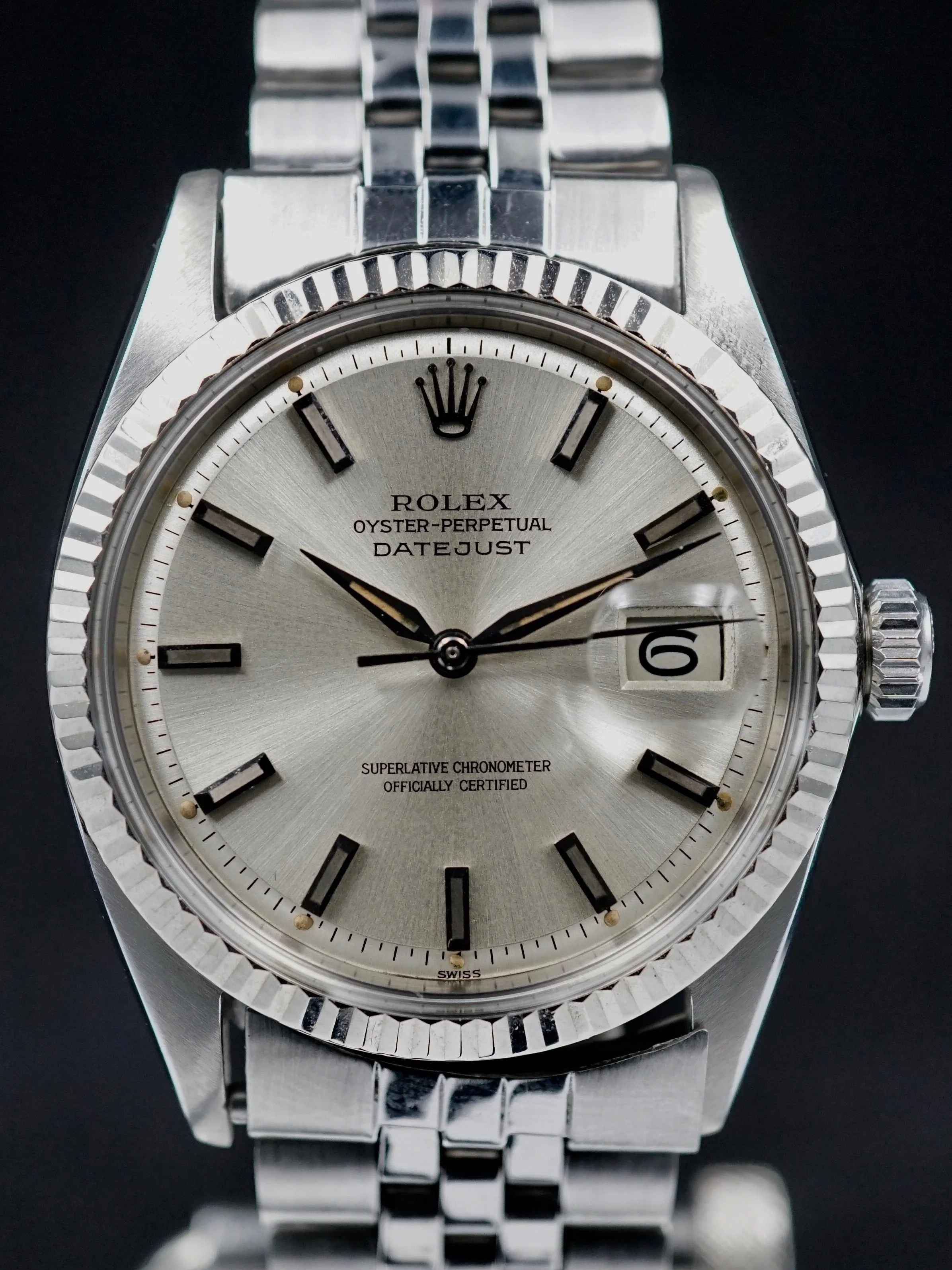 1962 Rolex Datejust (Ref. 1601) Silver 'Swiss Only' Dial