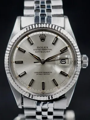 1962 Rolex Datejust (Ref. 1601) Silver 'Swiss Only' Dial