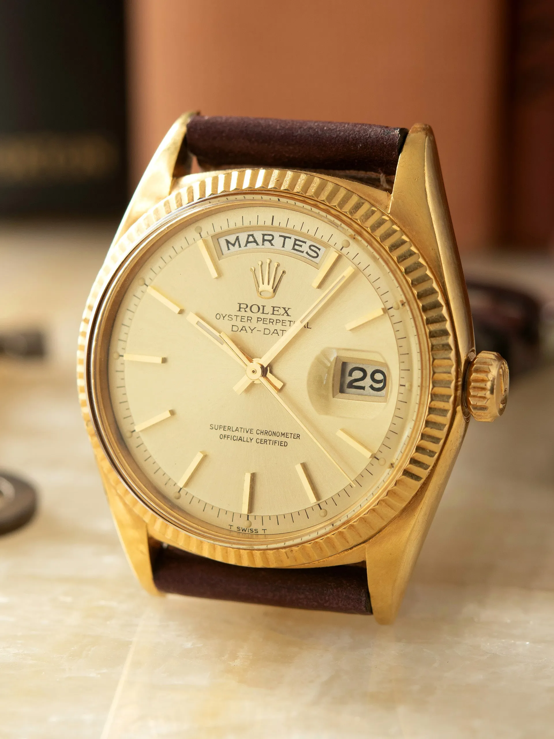 1963 Rolex Day-Date 18K YG (Ref. 1803) Champagne Dial