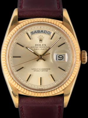 1963 Rolex Day-Date 18K YG (Ref. 1803) Champagne Dial