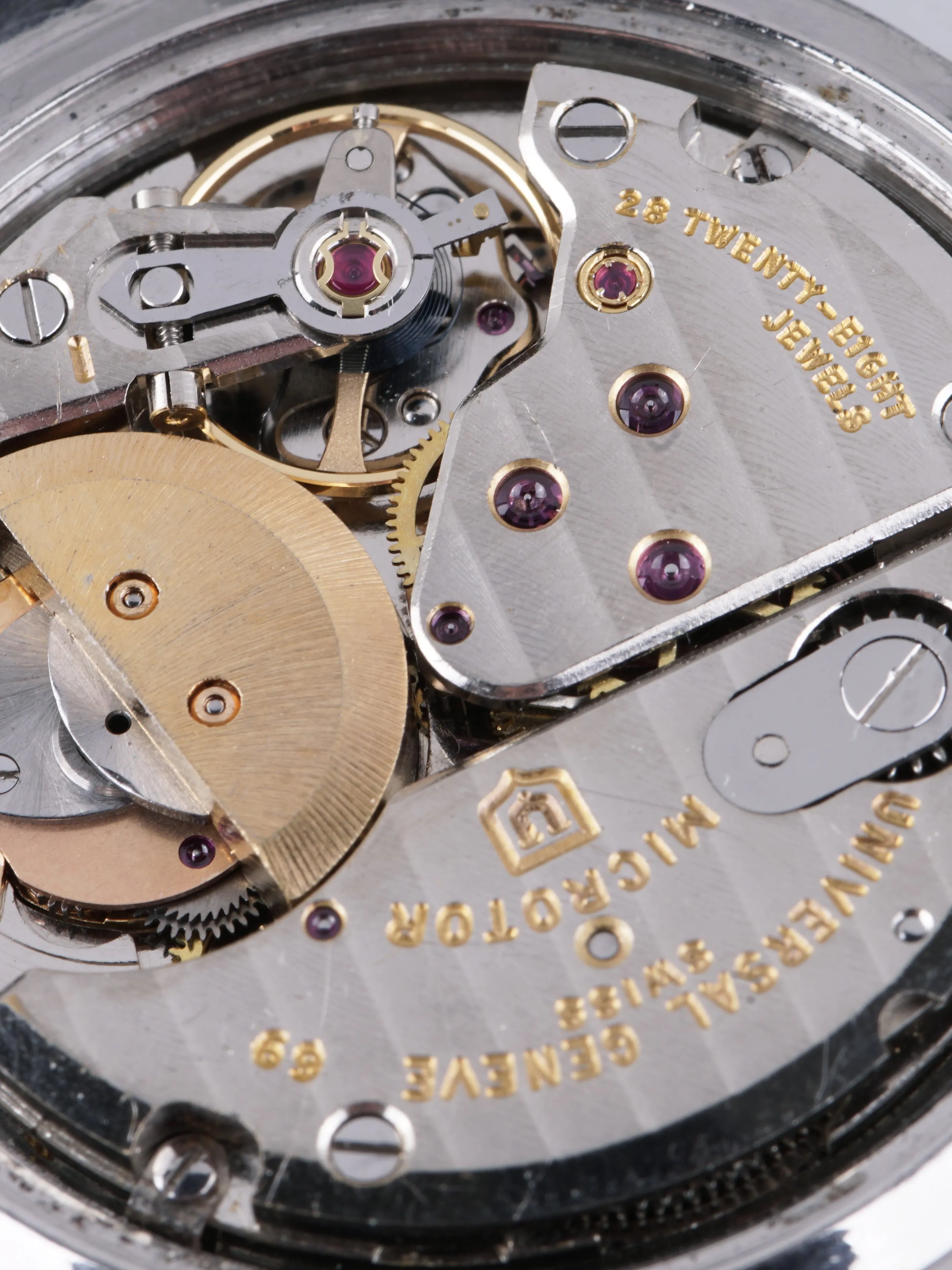1965 Universal Geneve Polerouter Date (Ref.204607/1) Black Gilt Dial