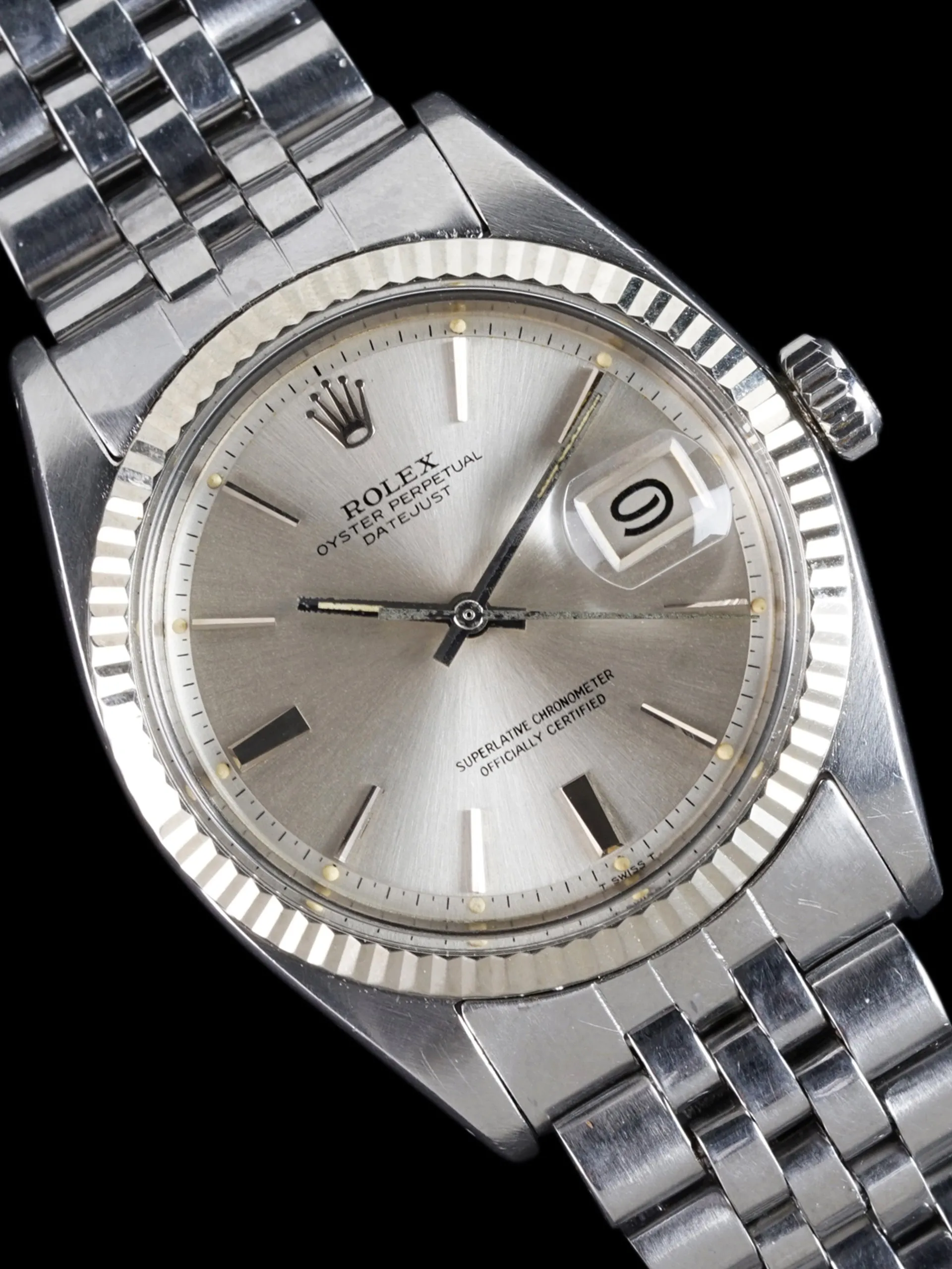 1966 Rolex Datejust (Ref. 1601) Silver "Doorstop" Dial