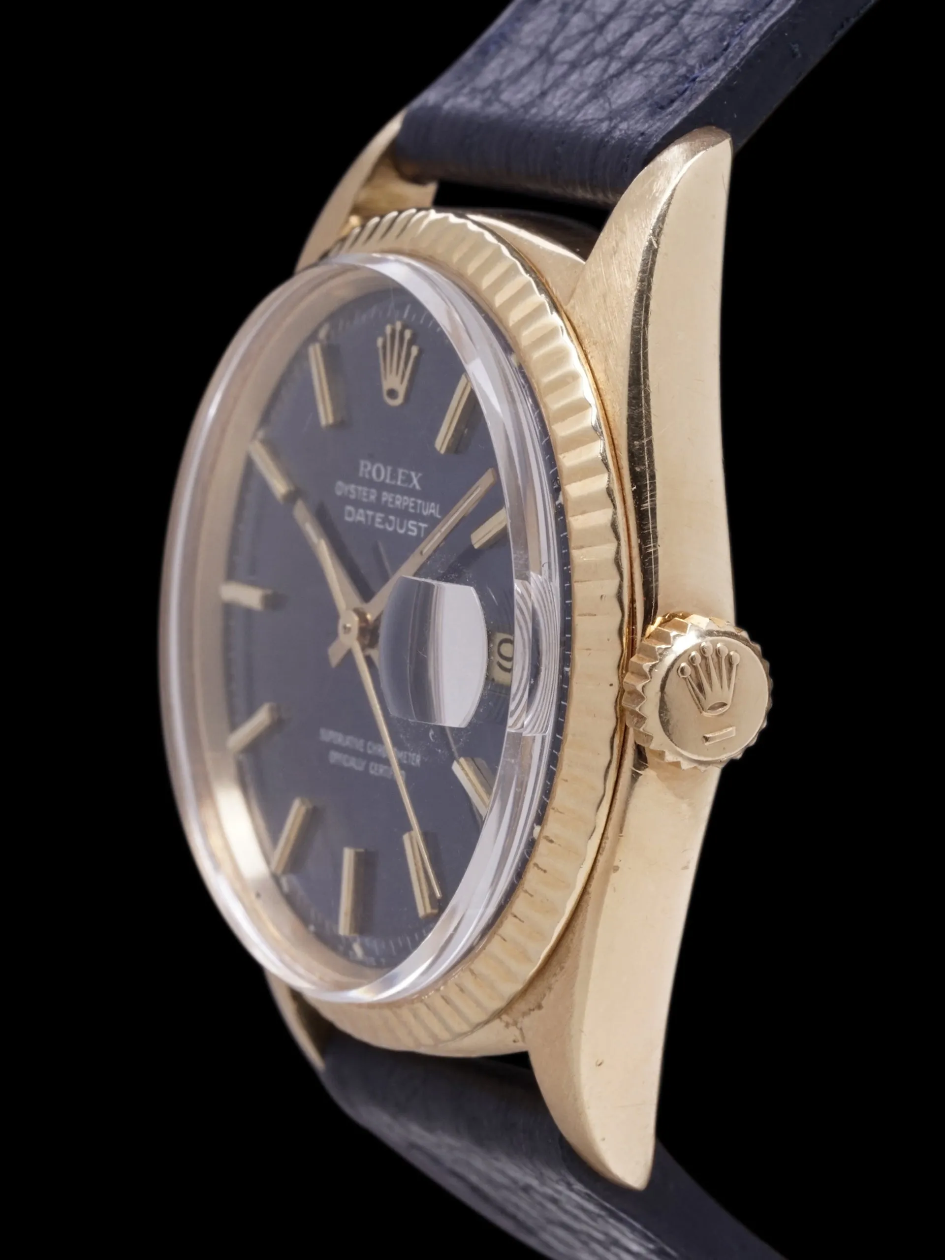1967 Rolex Datejust (Ref. 1601) 18K YG "Blue Mosaic Dial"