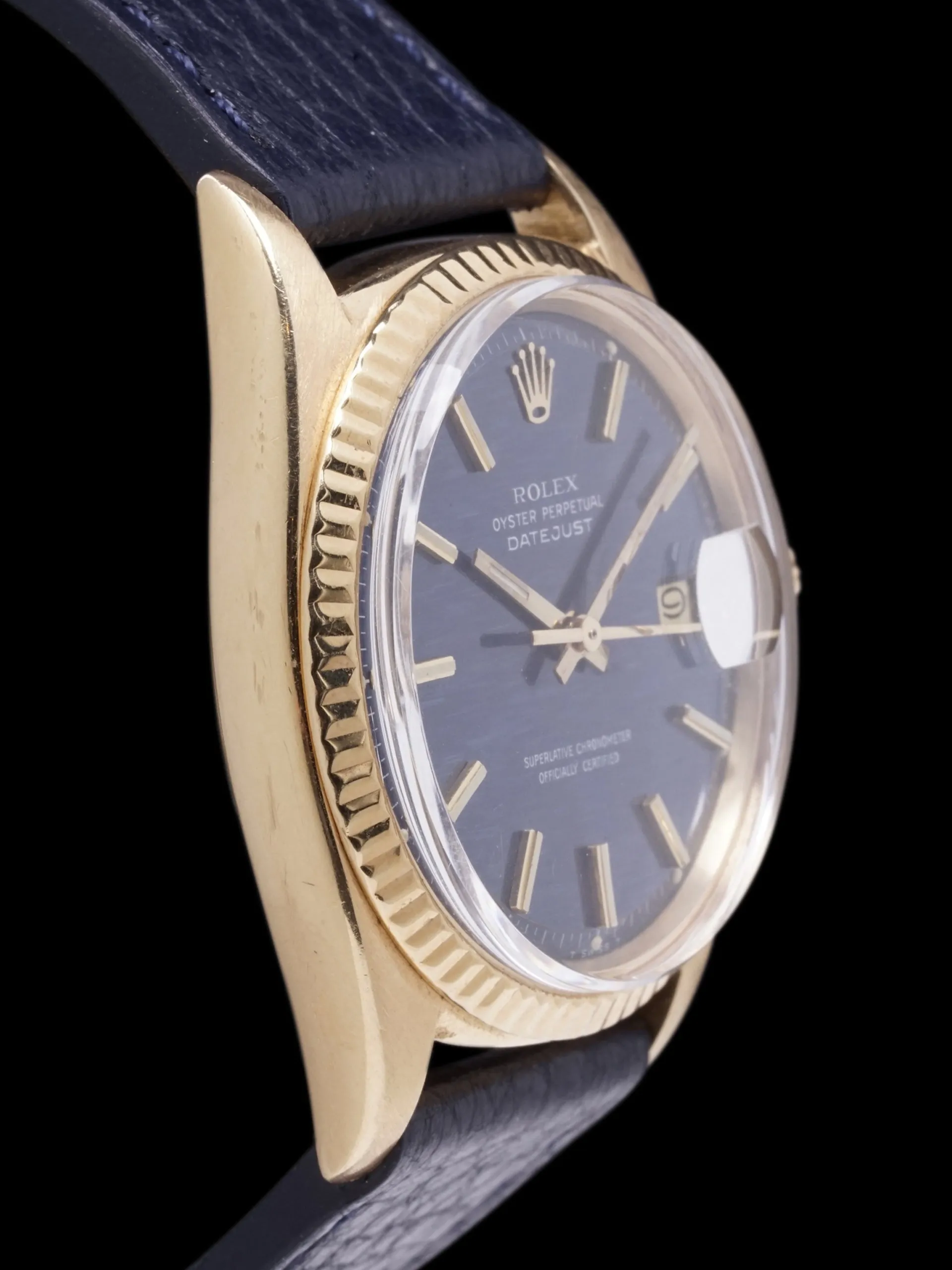 1967 Rolex Datejust (Ref. 1601) 18K YG "Blue Mosaic Dial"