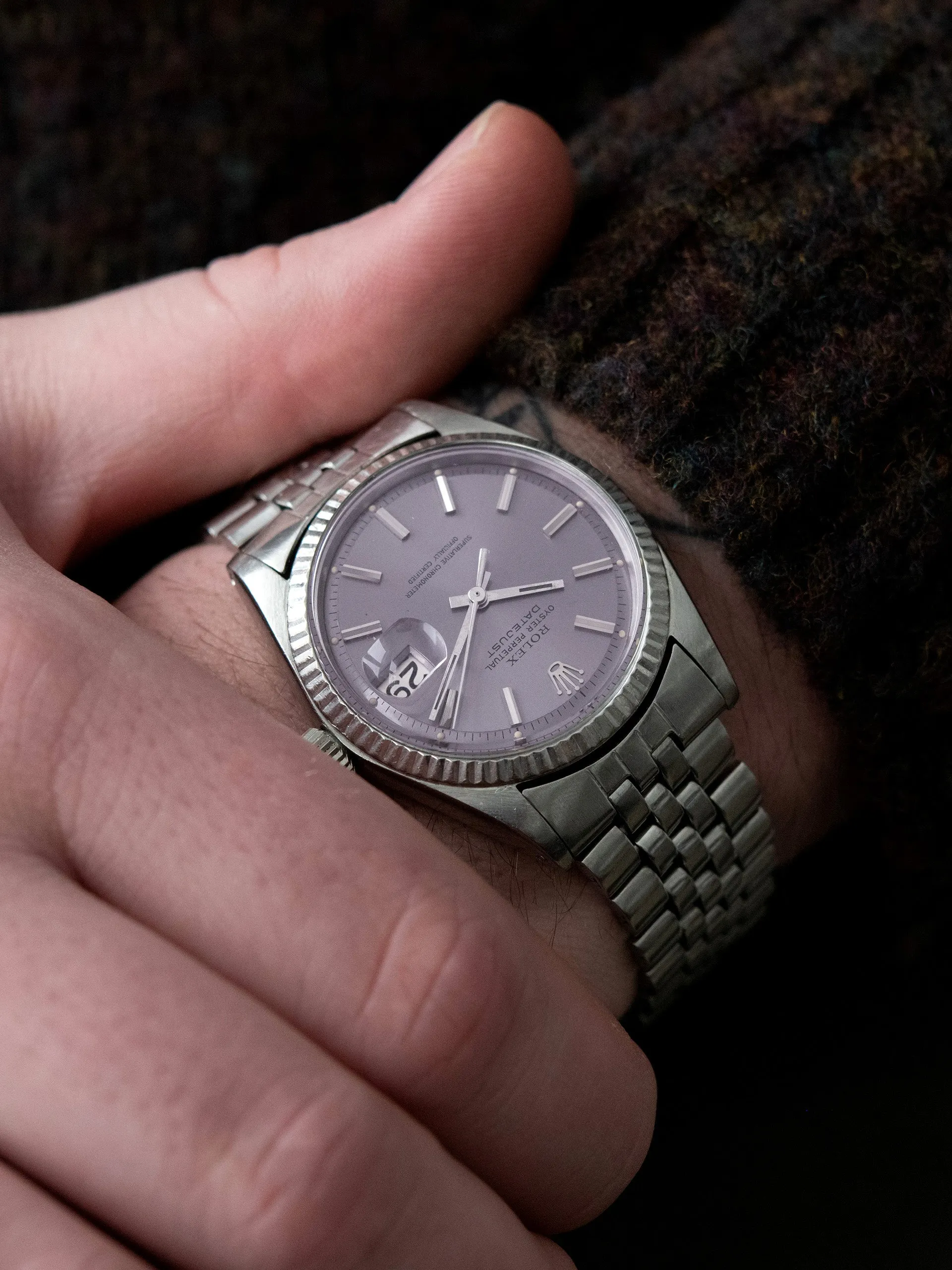 1969 Rolex Datejust (Ref. 1601) Lavender Dial