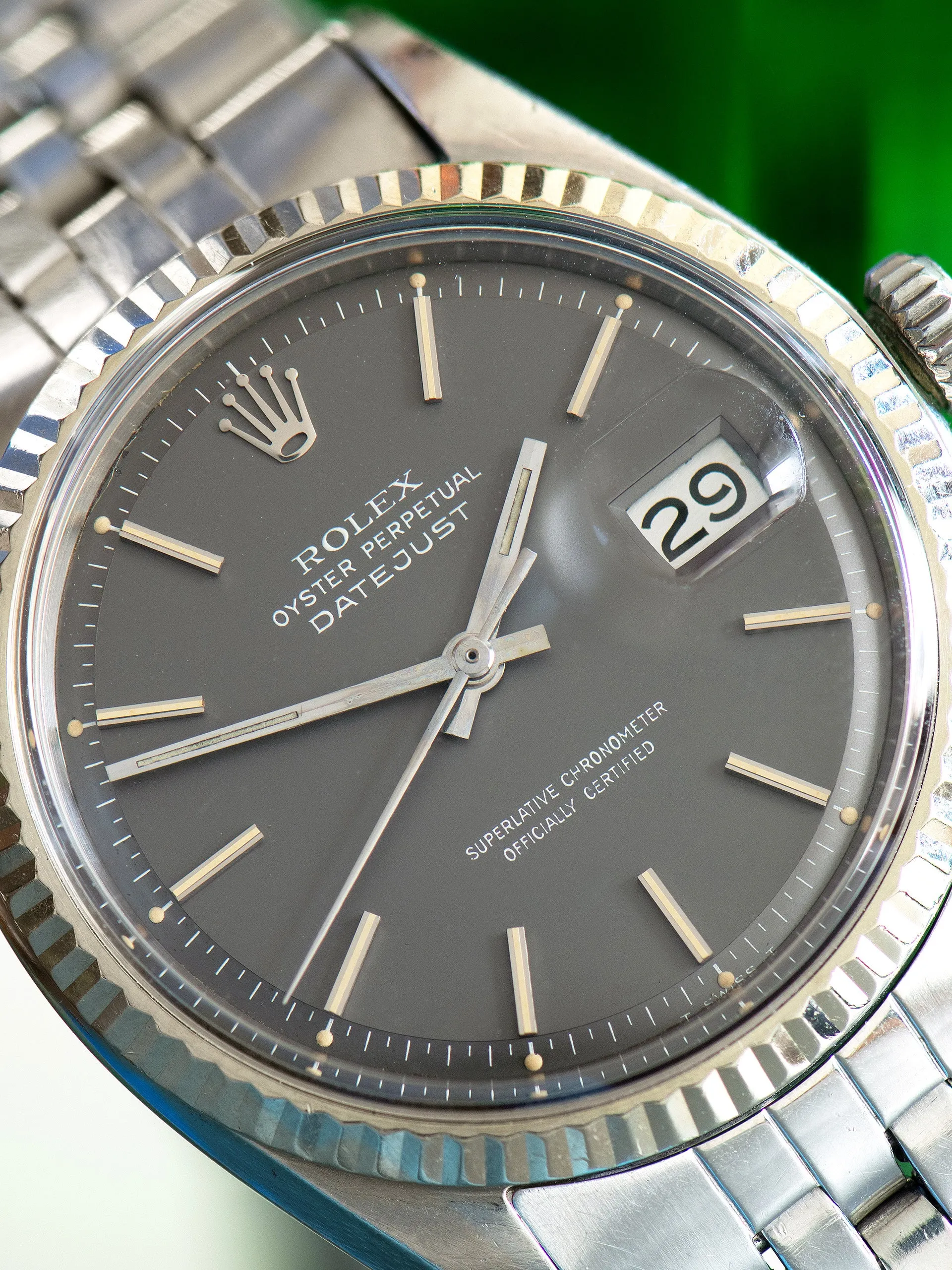 1970 Rolex Datejust (Ref. 1601) Satin Grey Dial