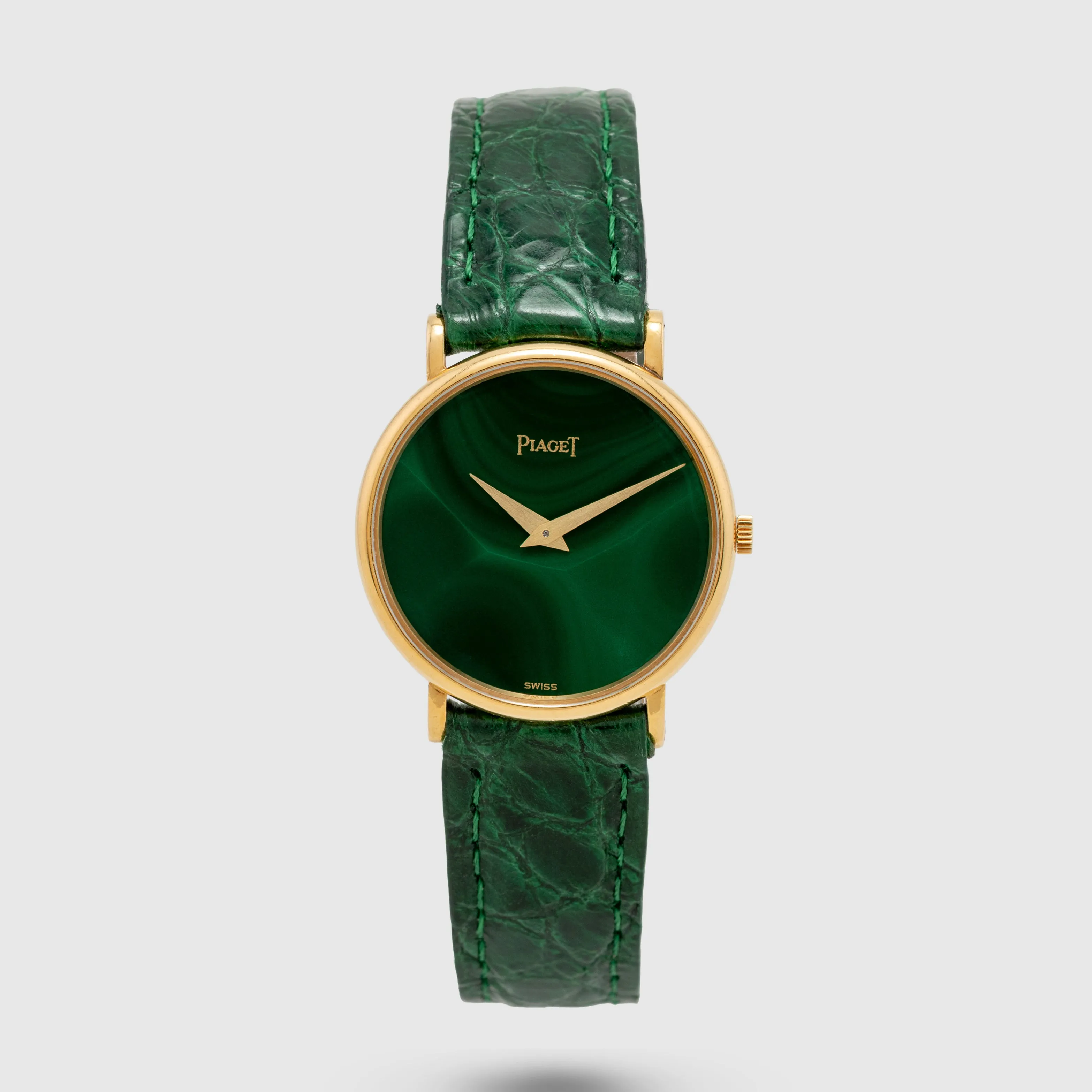 1970's Piaget Ladies Dress Watch 18K Malachite Ref. 9015