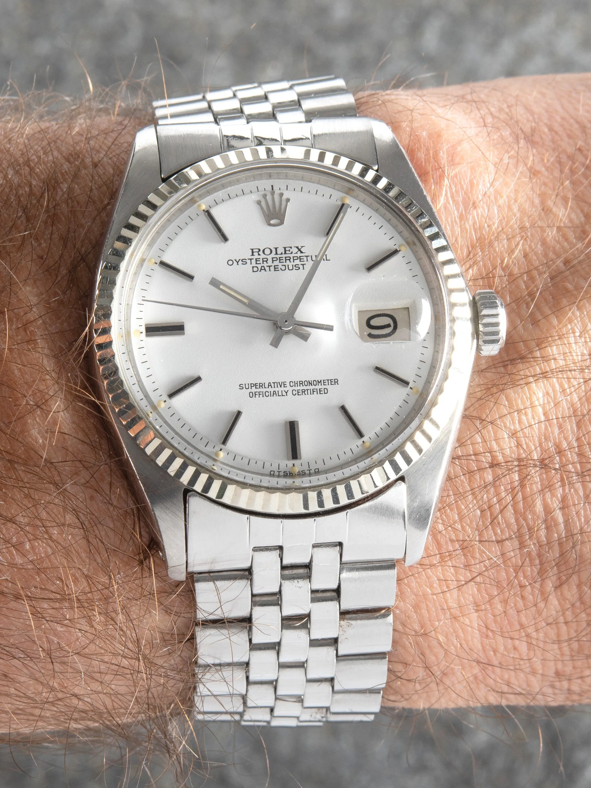 1972 Rolex Datejust (Ref. 1601) White "Sigma" Dial