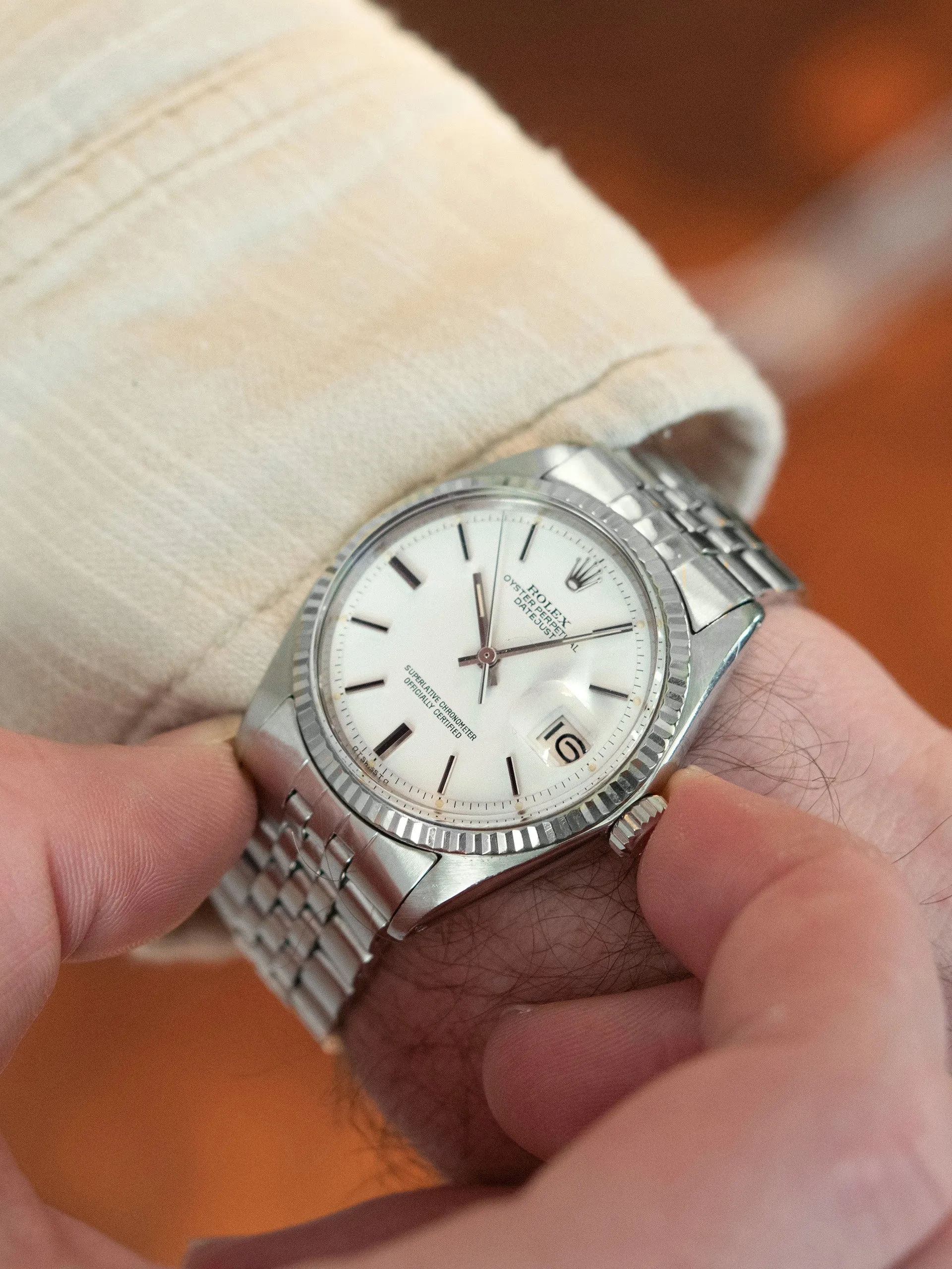 1972 Rolex Datejust (Ref. 1601) White "Sigma" Dial