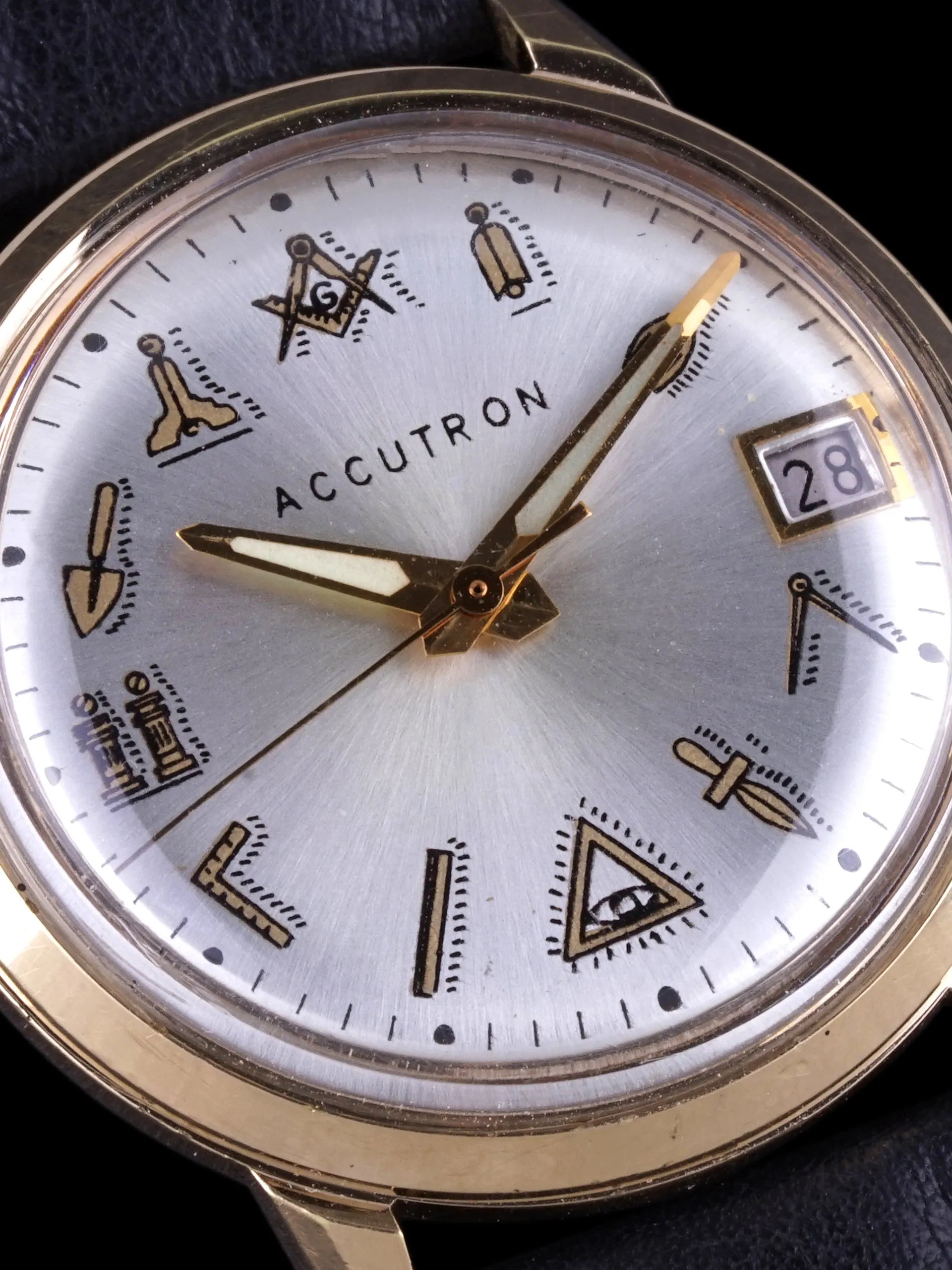 1973 Bulova Accutron (Ref. 3392) "Freemasons Dial"