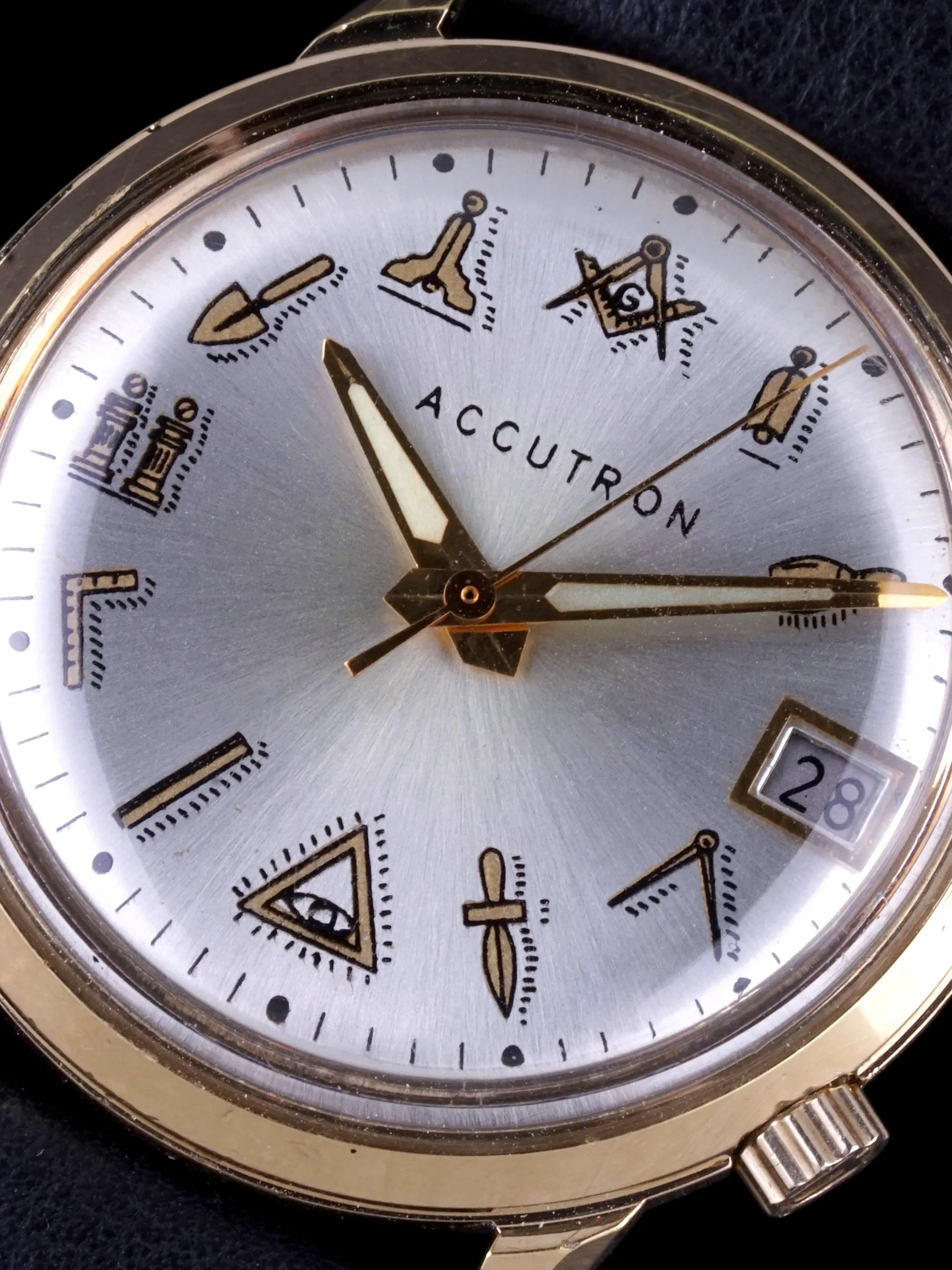 1973 Bulova Accutron (Ref. 3392) "Freemasons Dial"