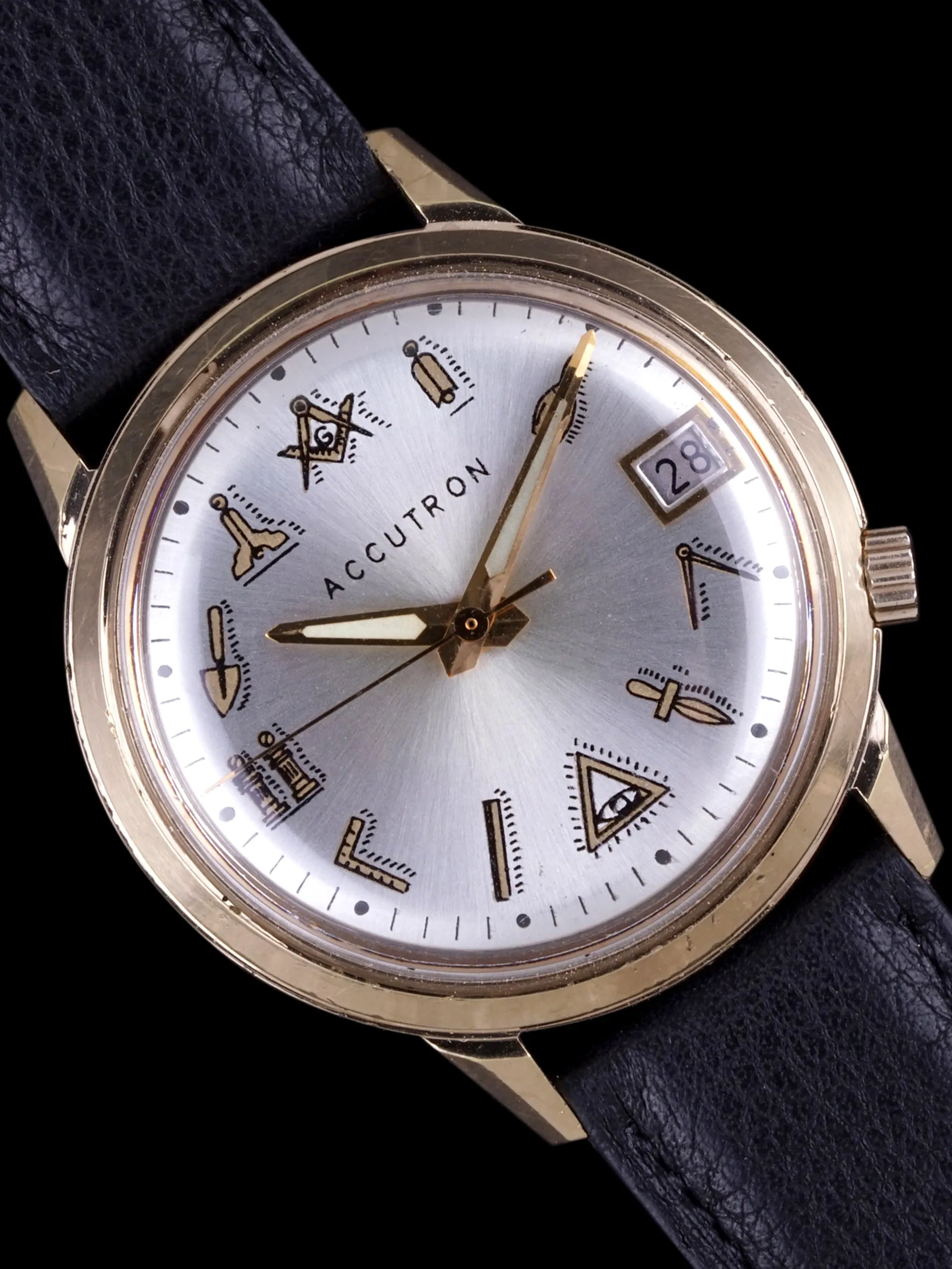 1973 Bulova Accutron (Ref. 3392) "Freemasons Dial"