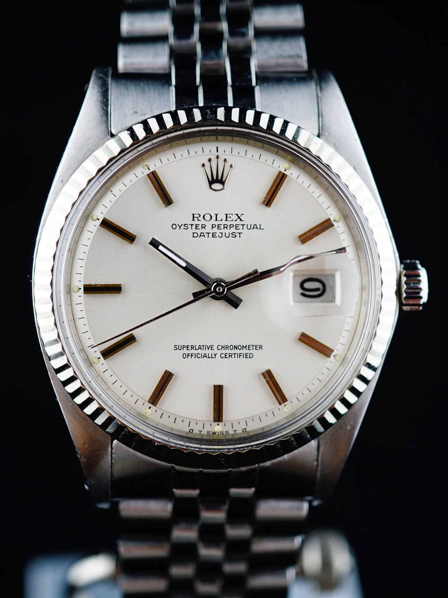 1973 Rolex Datejust (Ref. 1601) Silver Sigma Dial W/ Papers