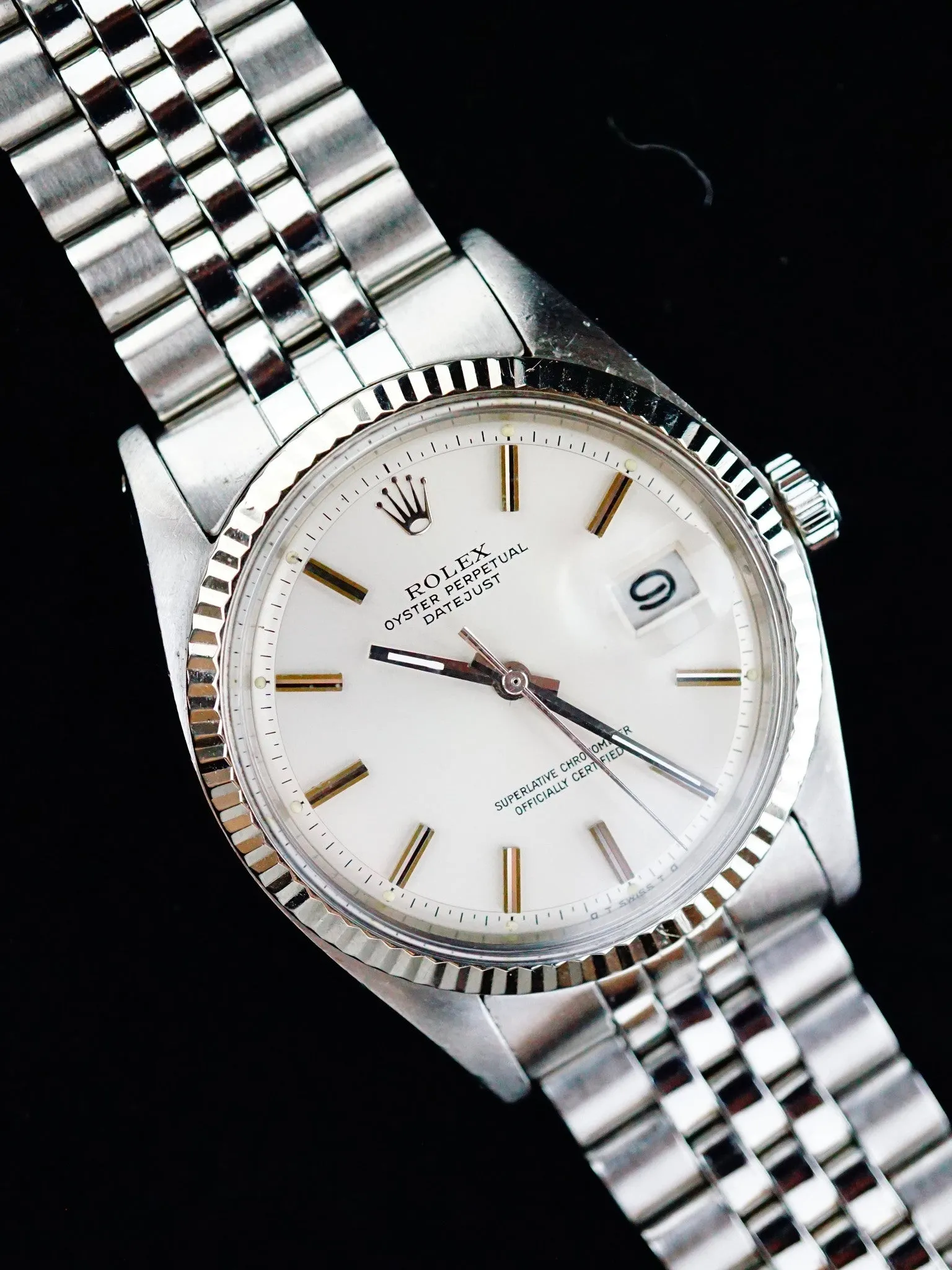 1973 Rolex Datejust (Ref. 1601) Silver Sigma Dial W/ Papers