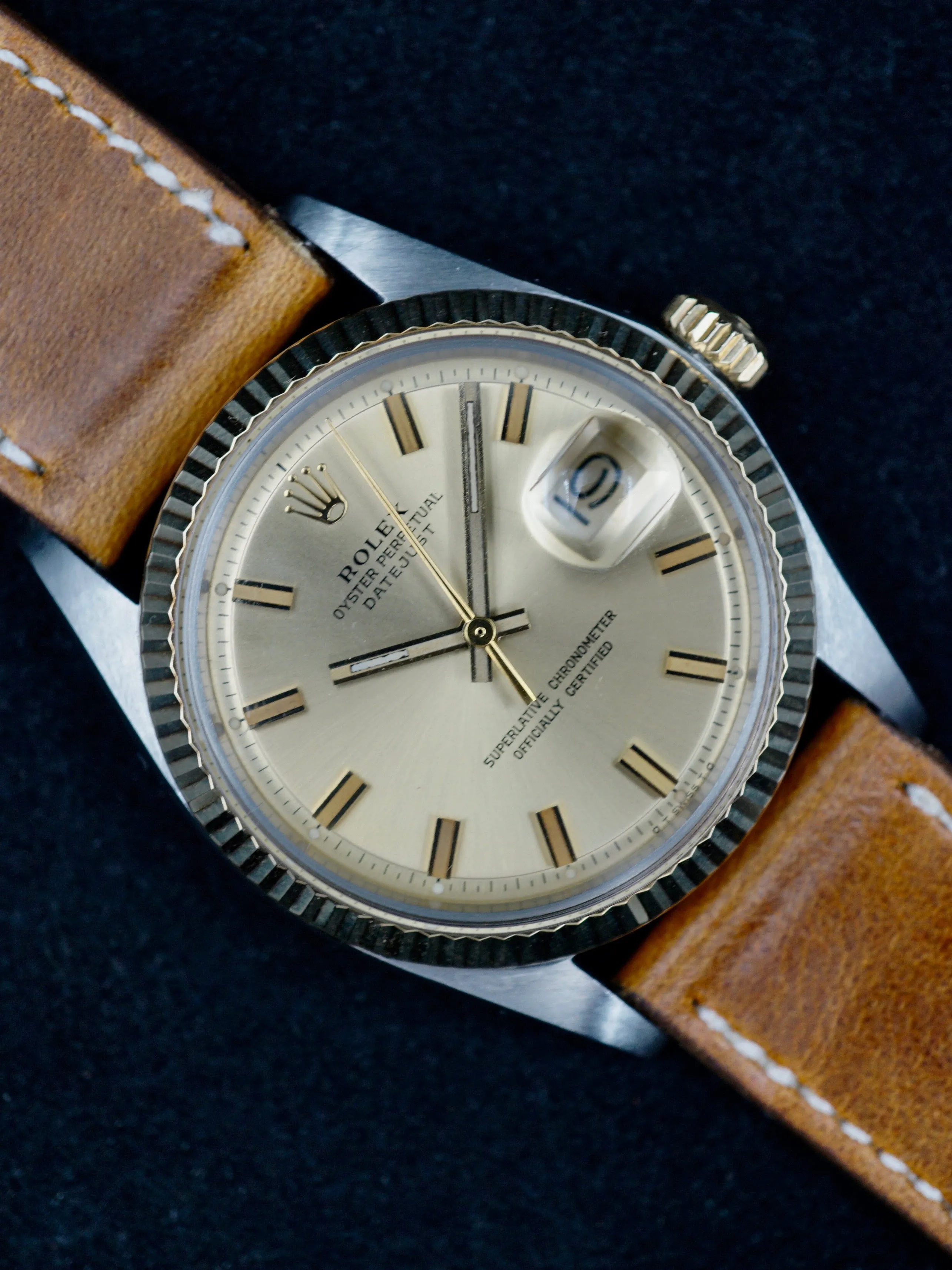 1973 Rolex Two-Tone Datejust (Ref. 1601) Sigma Dial "Wide Boy"