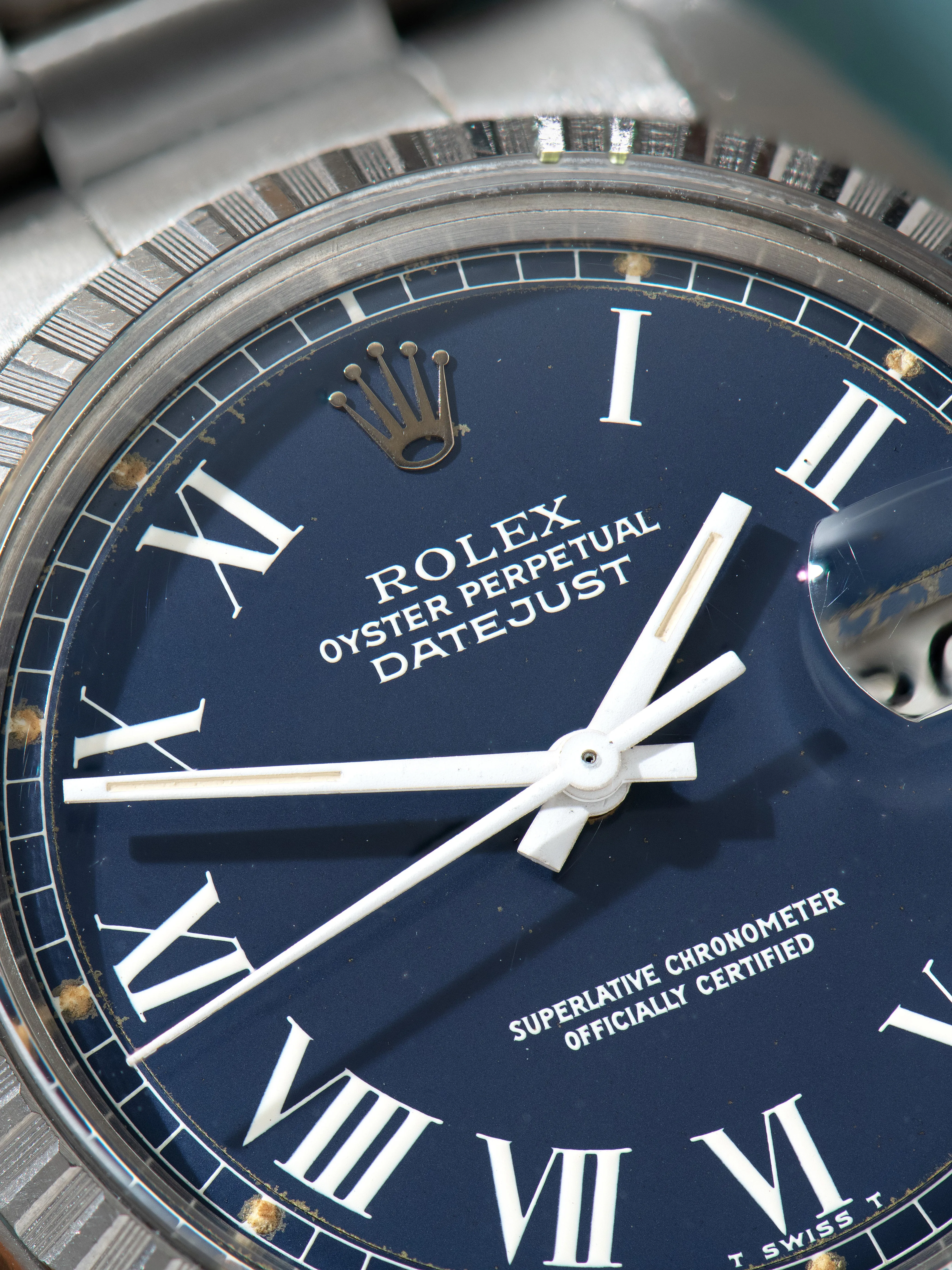 1975 Rolex Datejust (Ref. 1603) Blue "Buckley" Dial
