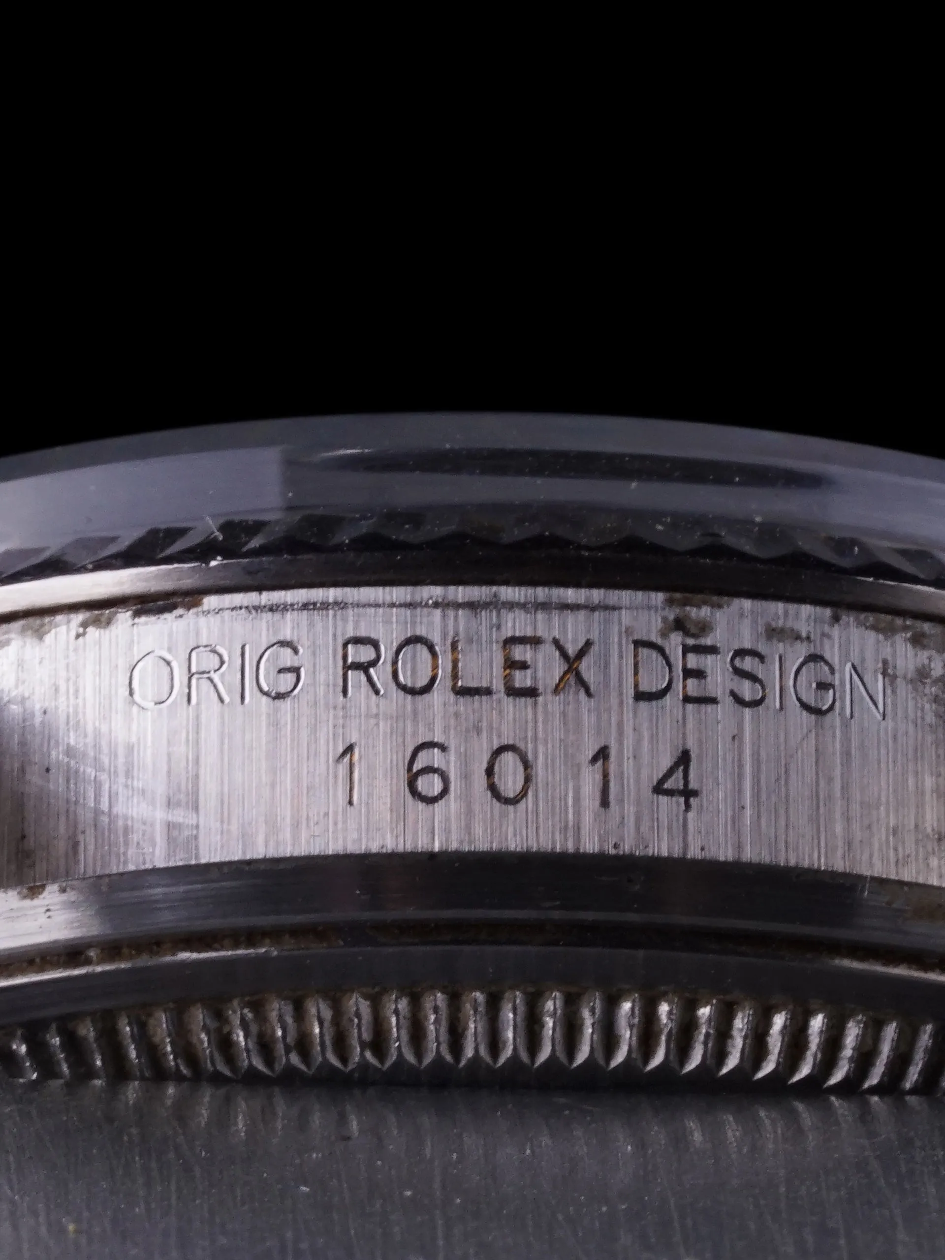 1985 Rolex Datejust (Ref. 16014) Black Chapter Ring Dial