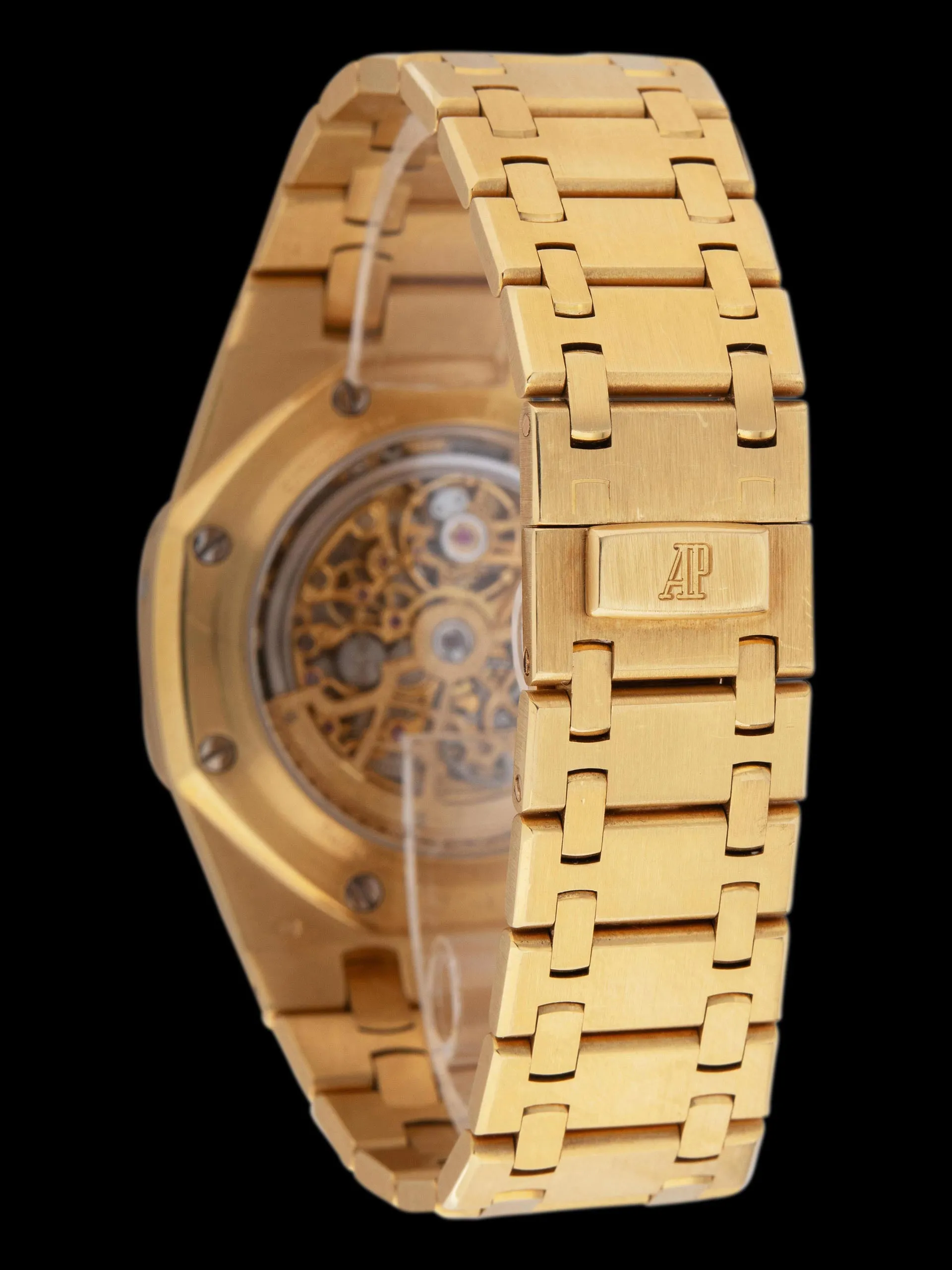 1992 Audemars Piguet Royal Oak Quantième Perpetual Calendar 18K YG (Ref. 25636BA) Openwork "Small Font" Dial W/ Box, Winder, AP COA, AP Extract, AP Service Papers, & Accessories