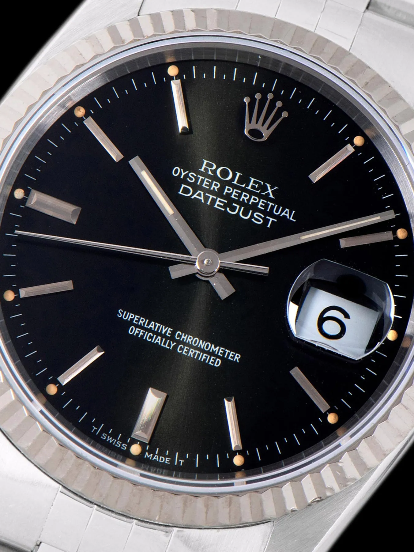 1995 Rolex Datejust (Ref. 16234) Black Dial