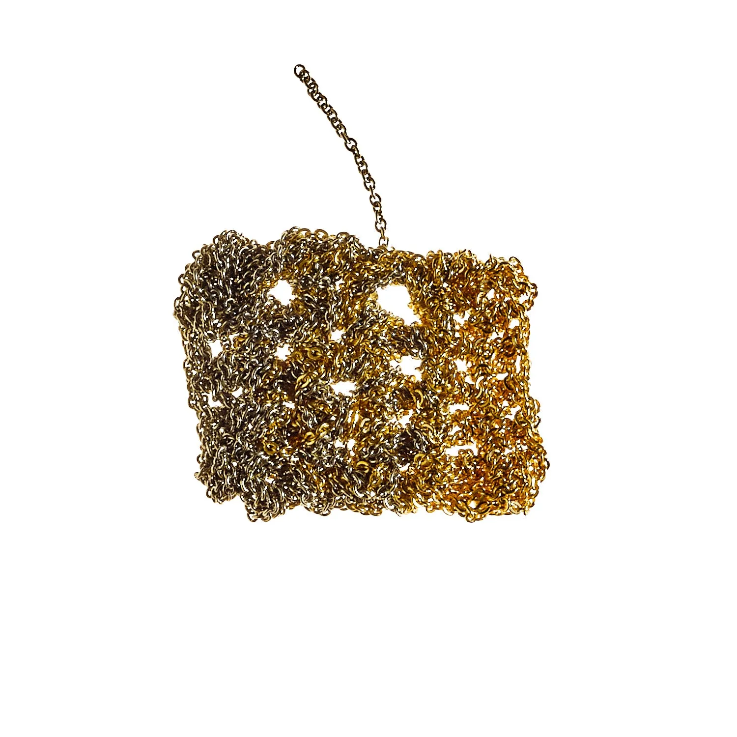 2-Tone Clasped Skinny in Gold   Haze