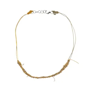2-Tone Clasped Skinny in Gold   Haze