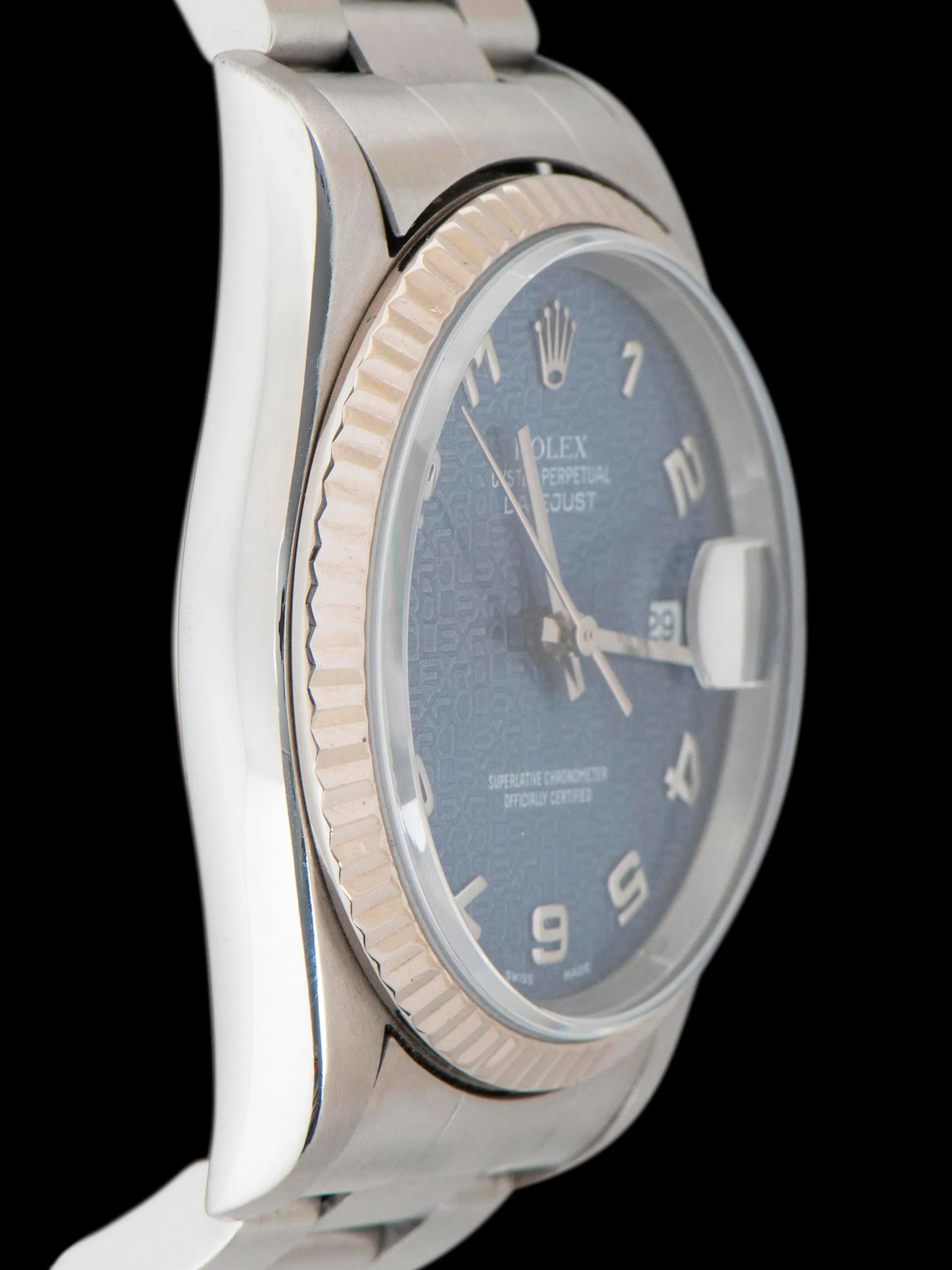 2001 Rolex Datejust (Ref. 16234) Blue "Jubilee" Dial W/ Box & Papers
