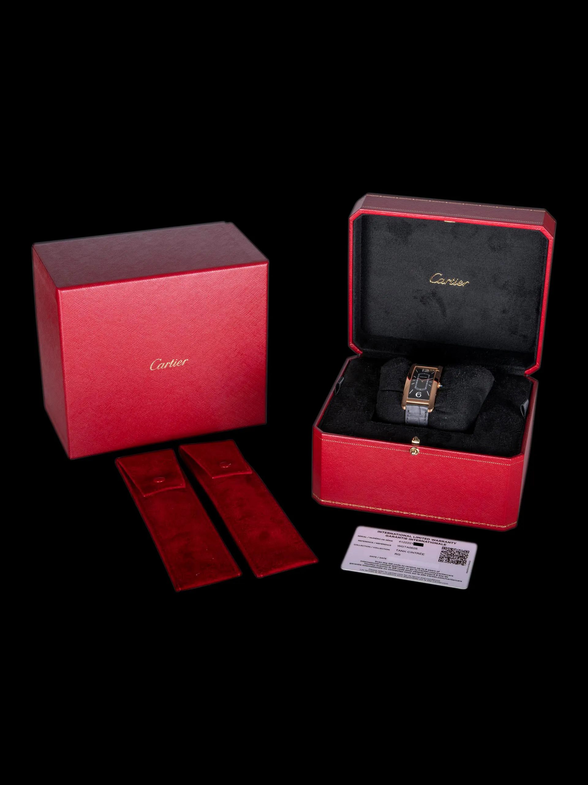 2018 Cartier Tank Cintrée 18K RG (Ref. 4122 / WGTA0025) W/ Full Set & 18K RG Deployant Buckle