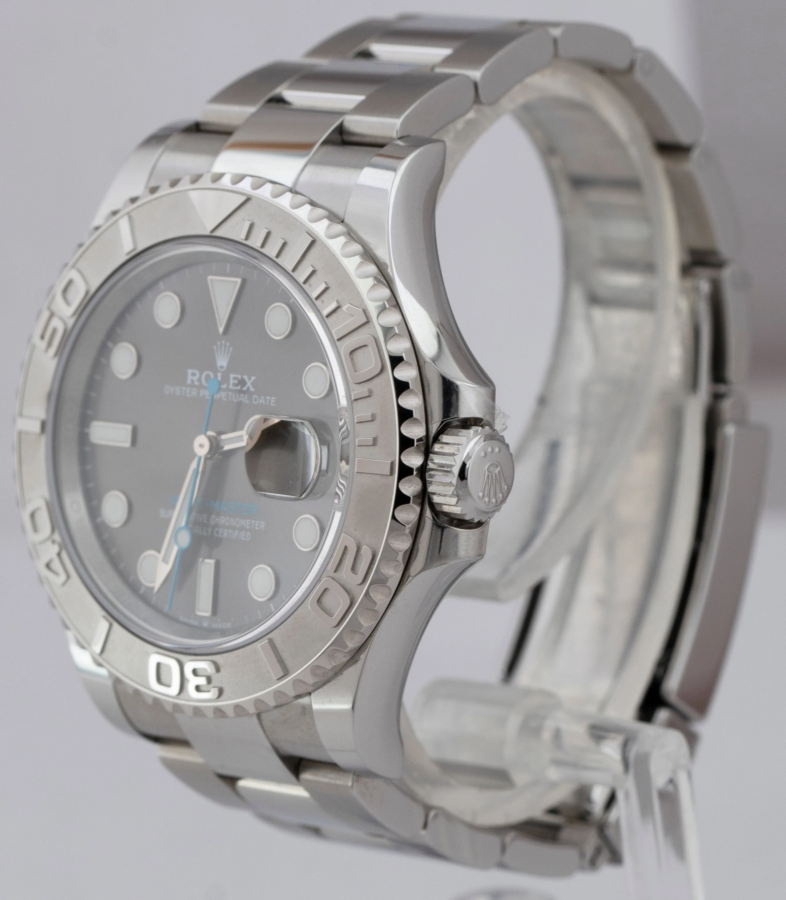 2019 Rolex Yacht-Master 40mm Rhodium Blue 126622 Stainless Oyster Watch B P
