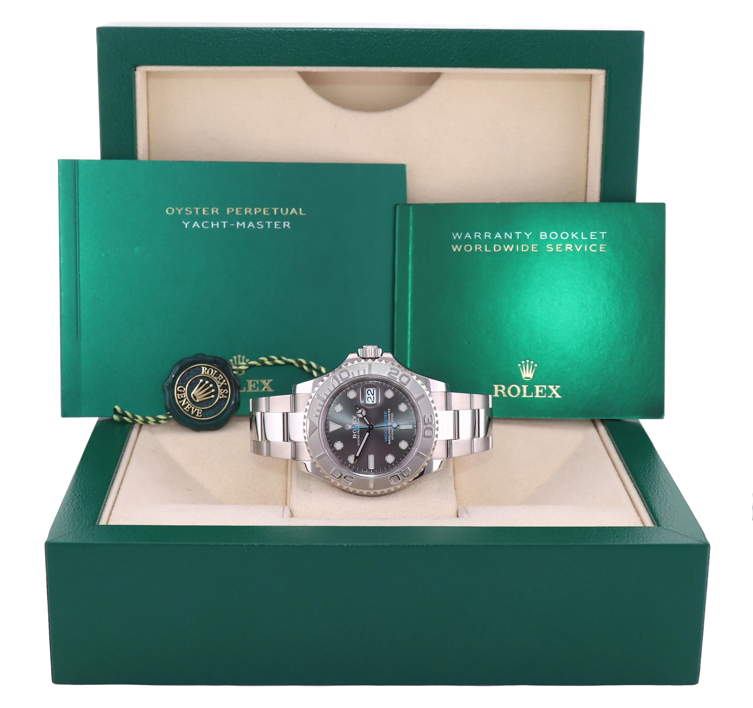 2023 MINT Rolex Yacht-Master 40mm 126622 Stainless Steel Platinum Rhodium Watch