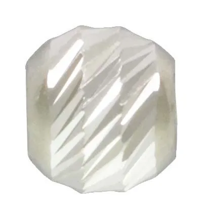 2.0mm Multi-Cut Bead 0.9mm Hole, Sterling Silver. Made in USA. #5004620D25