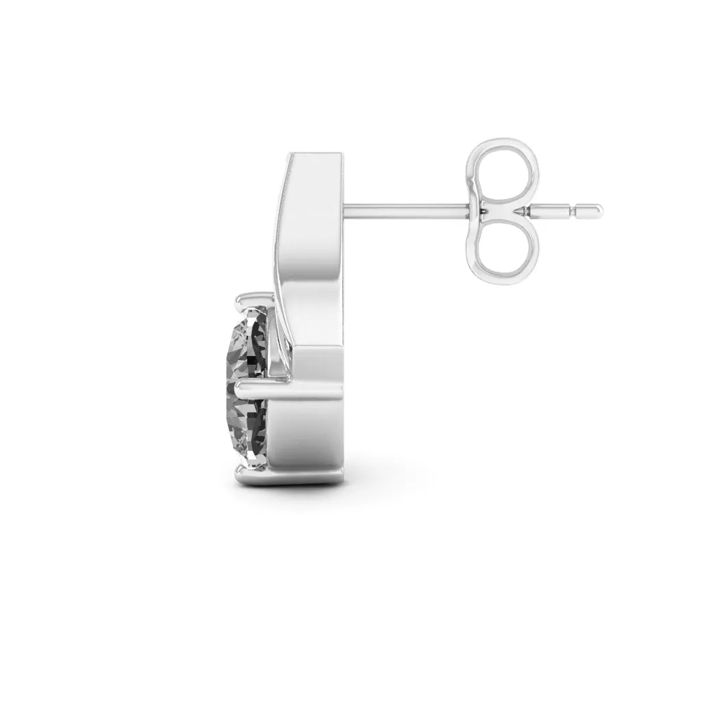 2.31 d.e.w cts Emma Moissanite Stud Earrings