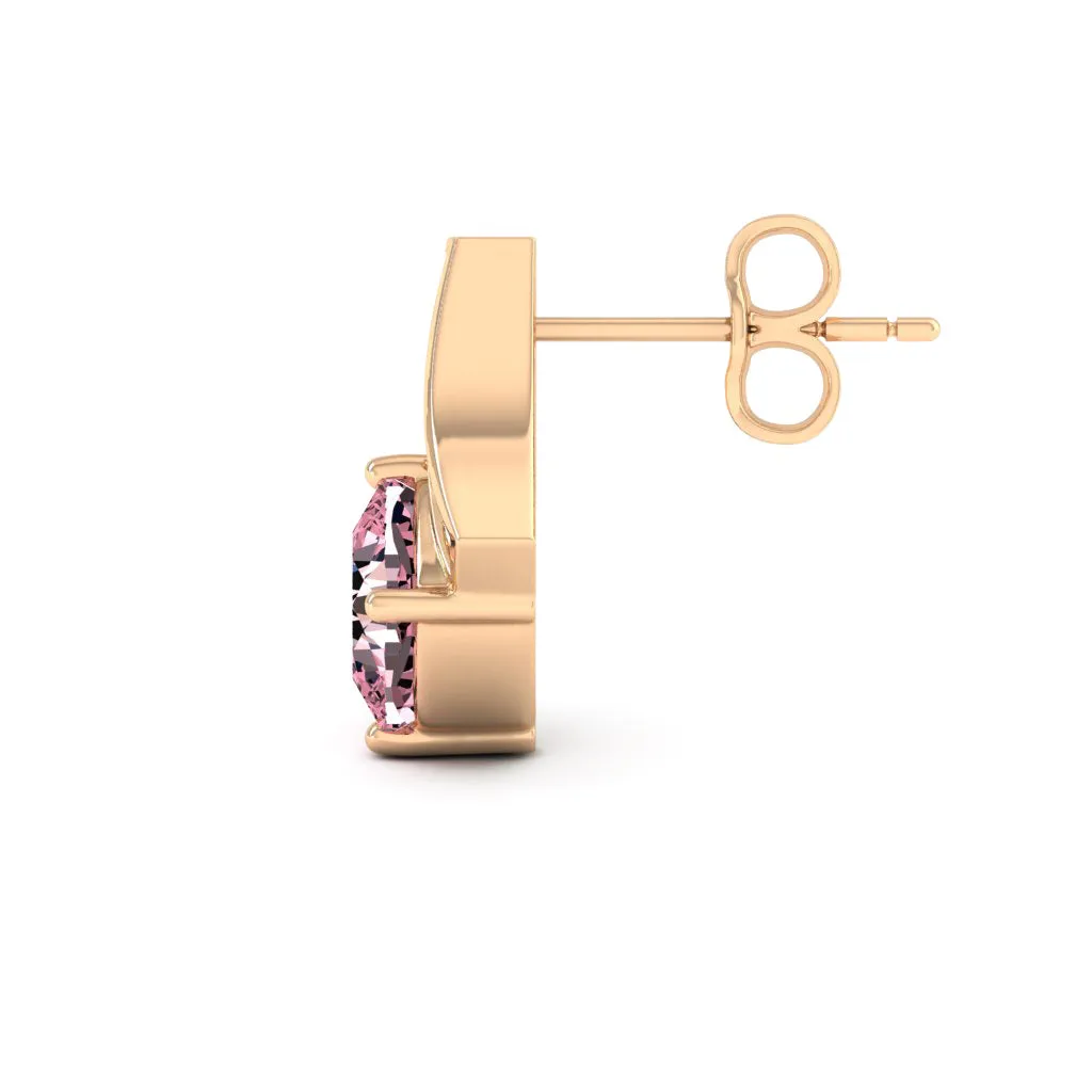 2.31 d.e.w cts Emma Moissanite Stud Earrings