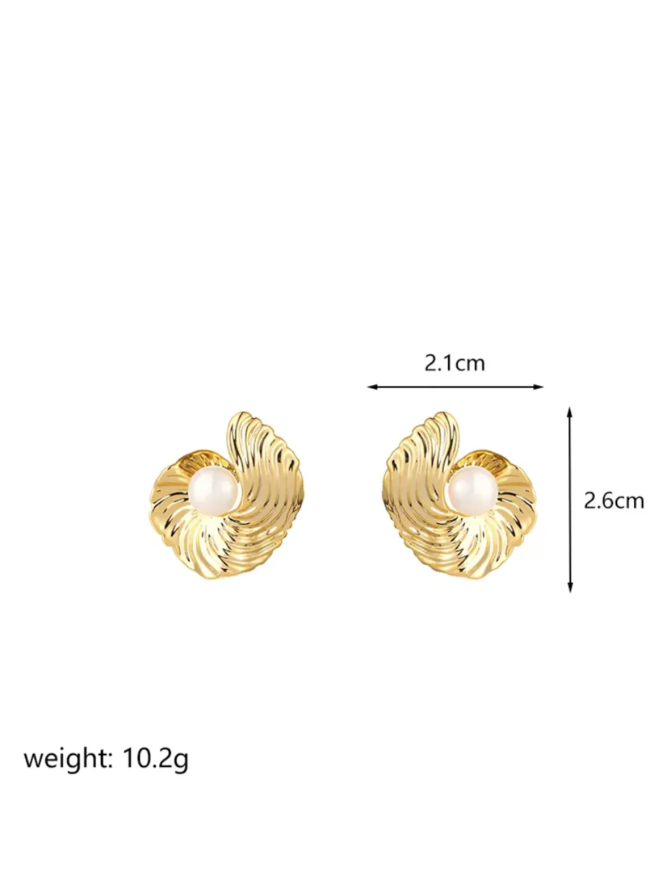 27 Pearl Swirl Stud Earrings